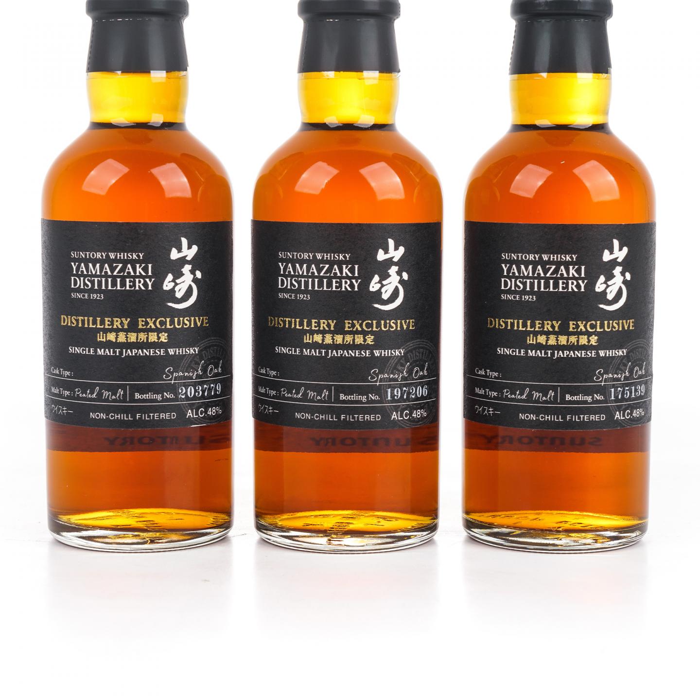 【中样】山崎蒸馏所限定 Peated Malt 180ml*3支组