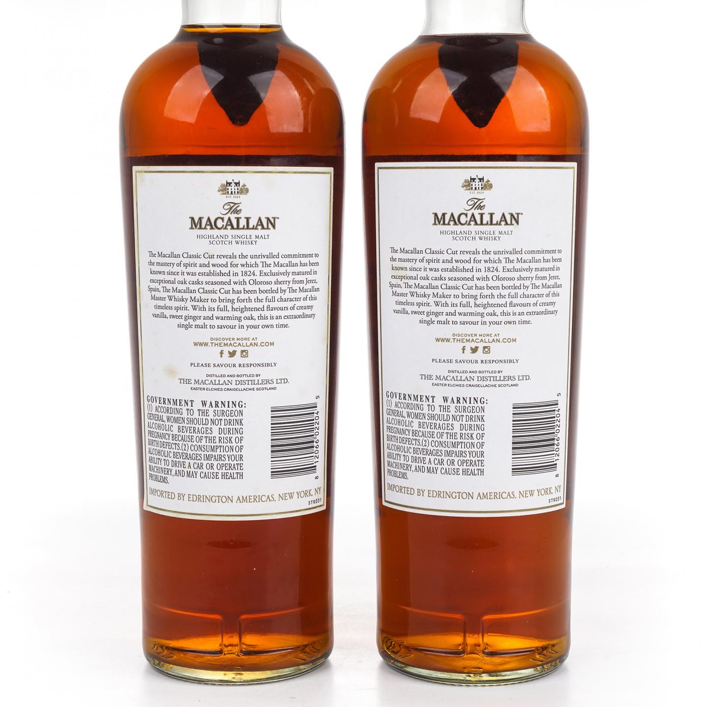 Macallan 麦卡伦 Classic Cut 2017 750ml*2瓶组