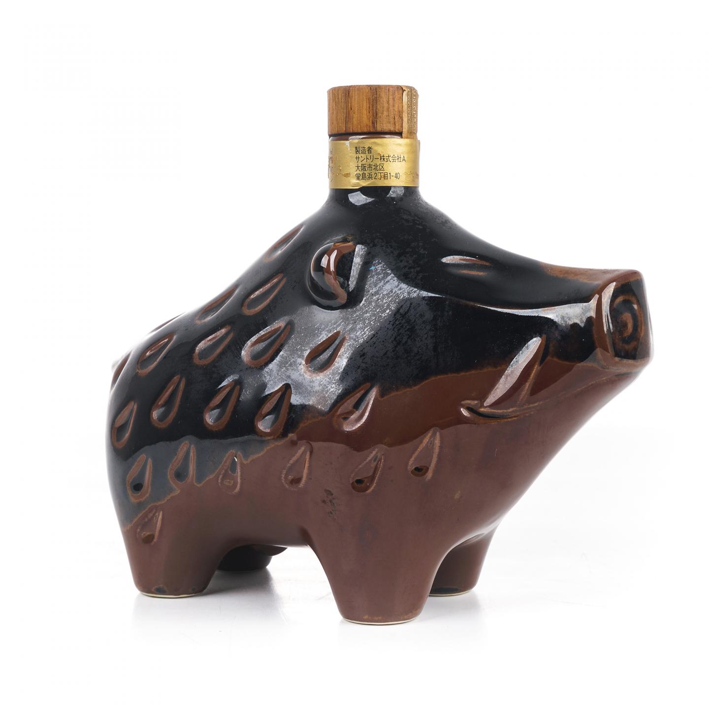 三得利 生肖猪/牛/羊 1995/1985/1991 绝版金狮标/金花标 3瓶组 600ml*2/700ml