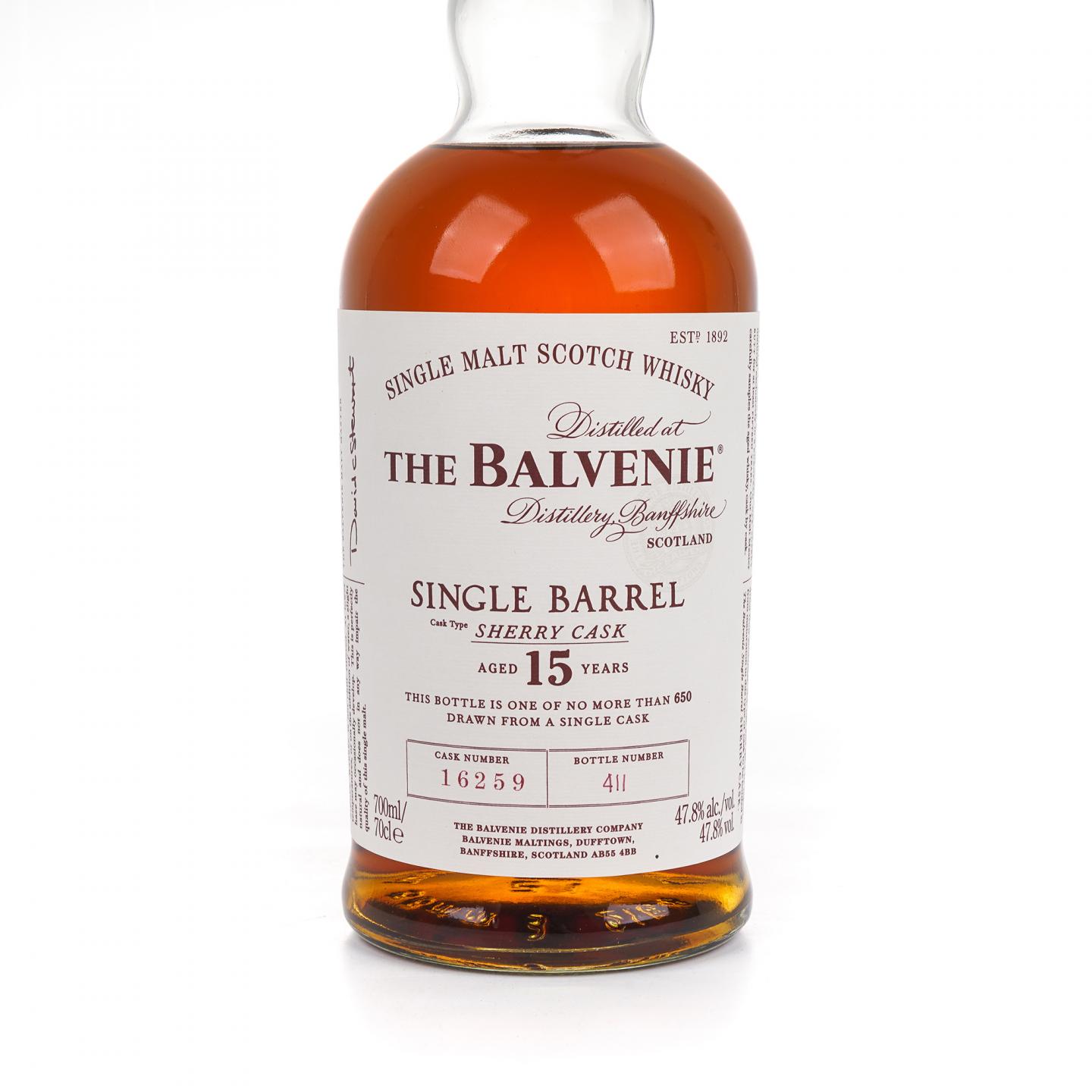 Balvenie 百富 15年 2014 雪莉单桶#16259