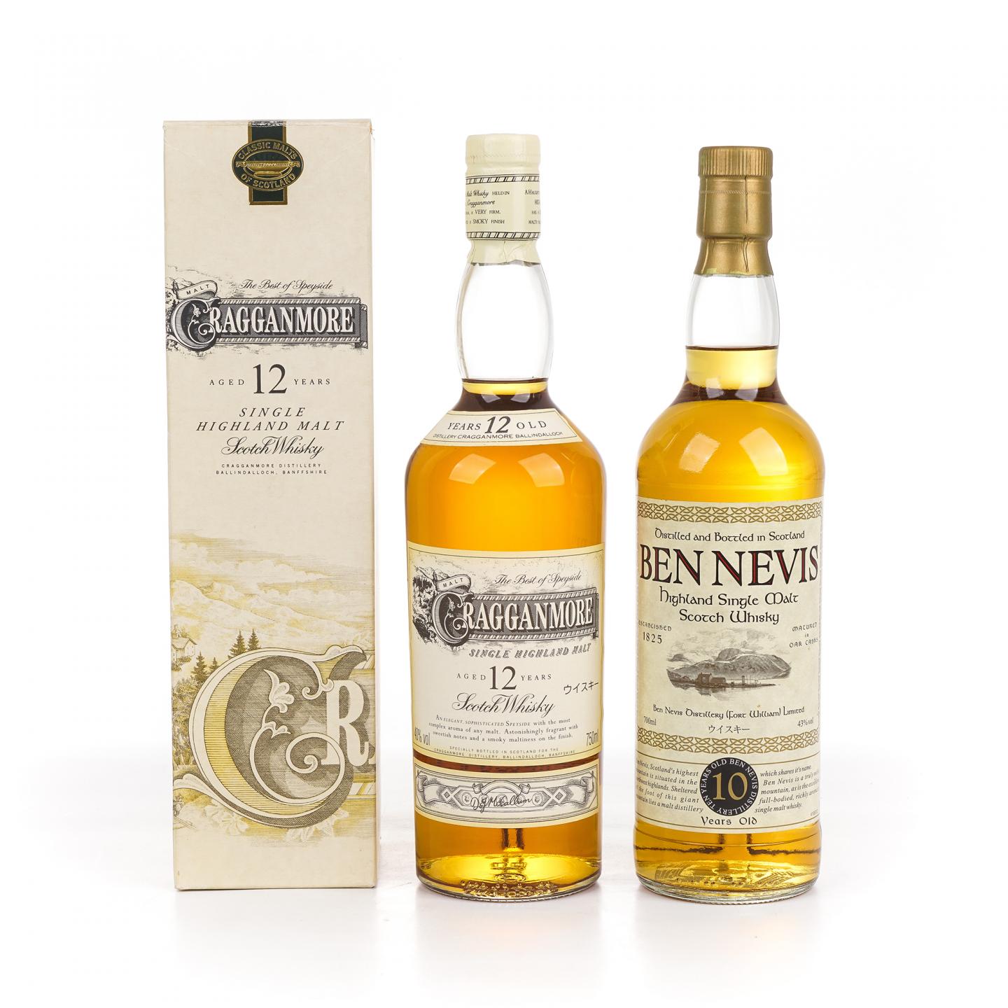 克莱根摩 12年/本尼维斯 10年 750ml+700ml 2瓶组