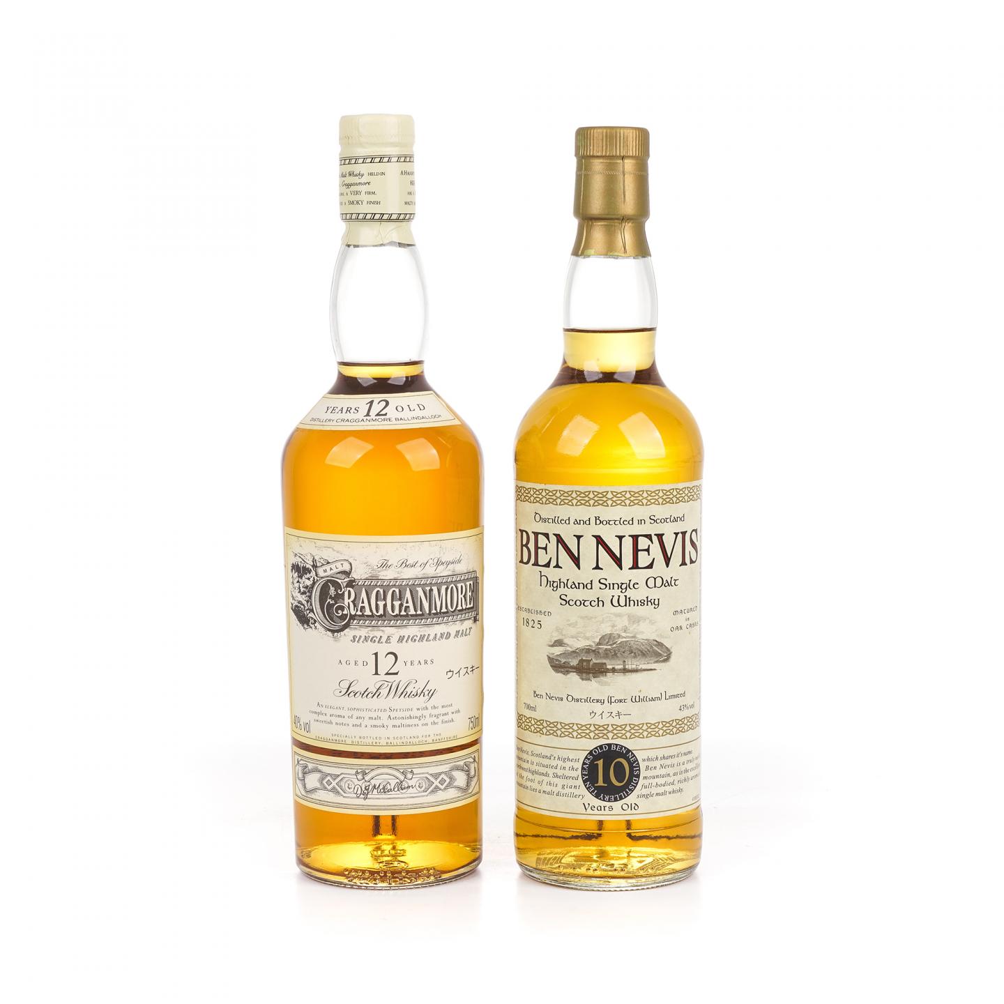 克莱根摩 12年/本尼维斯 10年 750ml+700ml 2瓶组