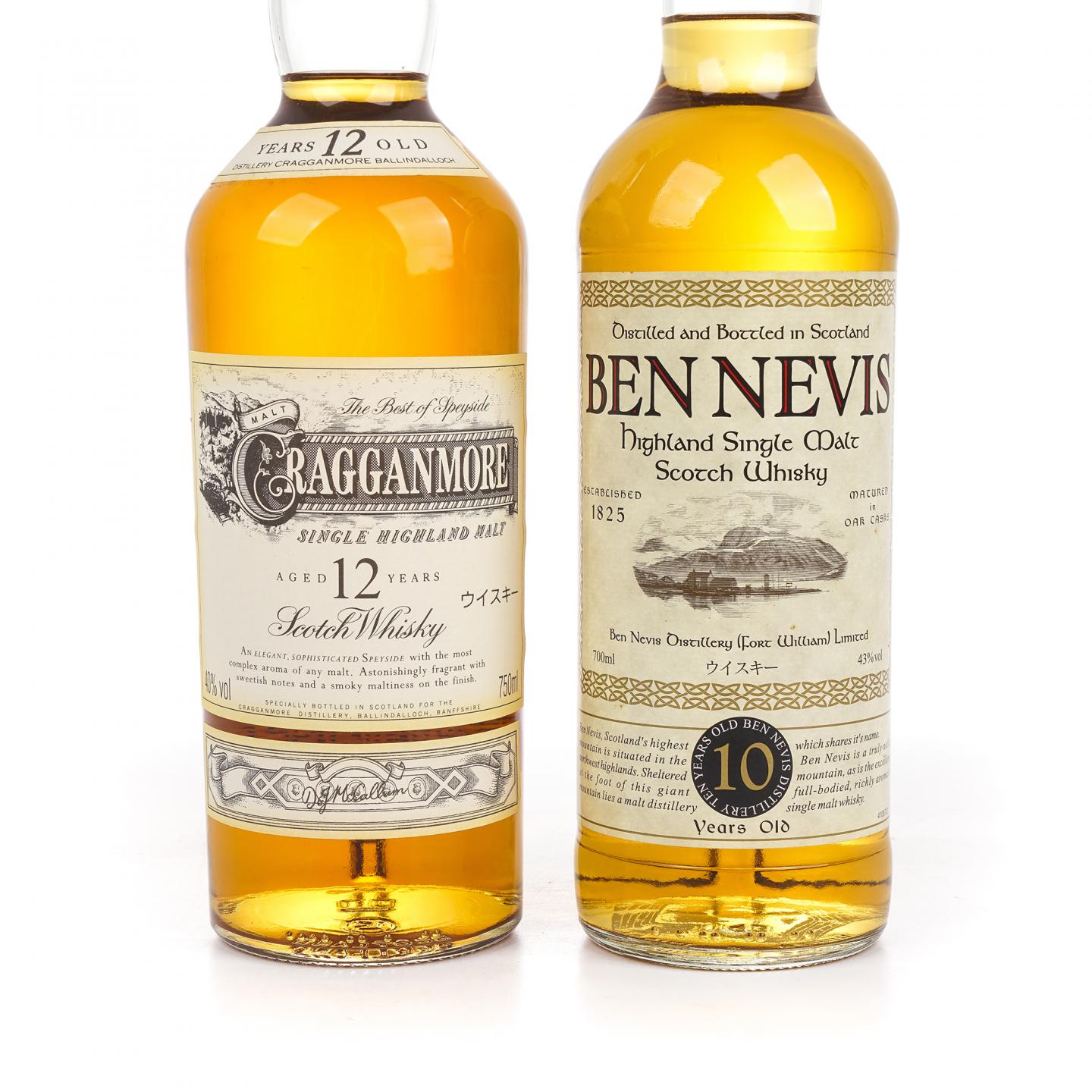 克莱根摩 12年/本尼维斯 10年 750ml+700ml 2瓶组