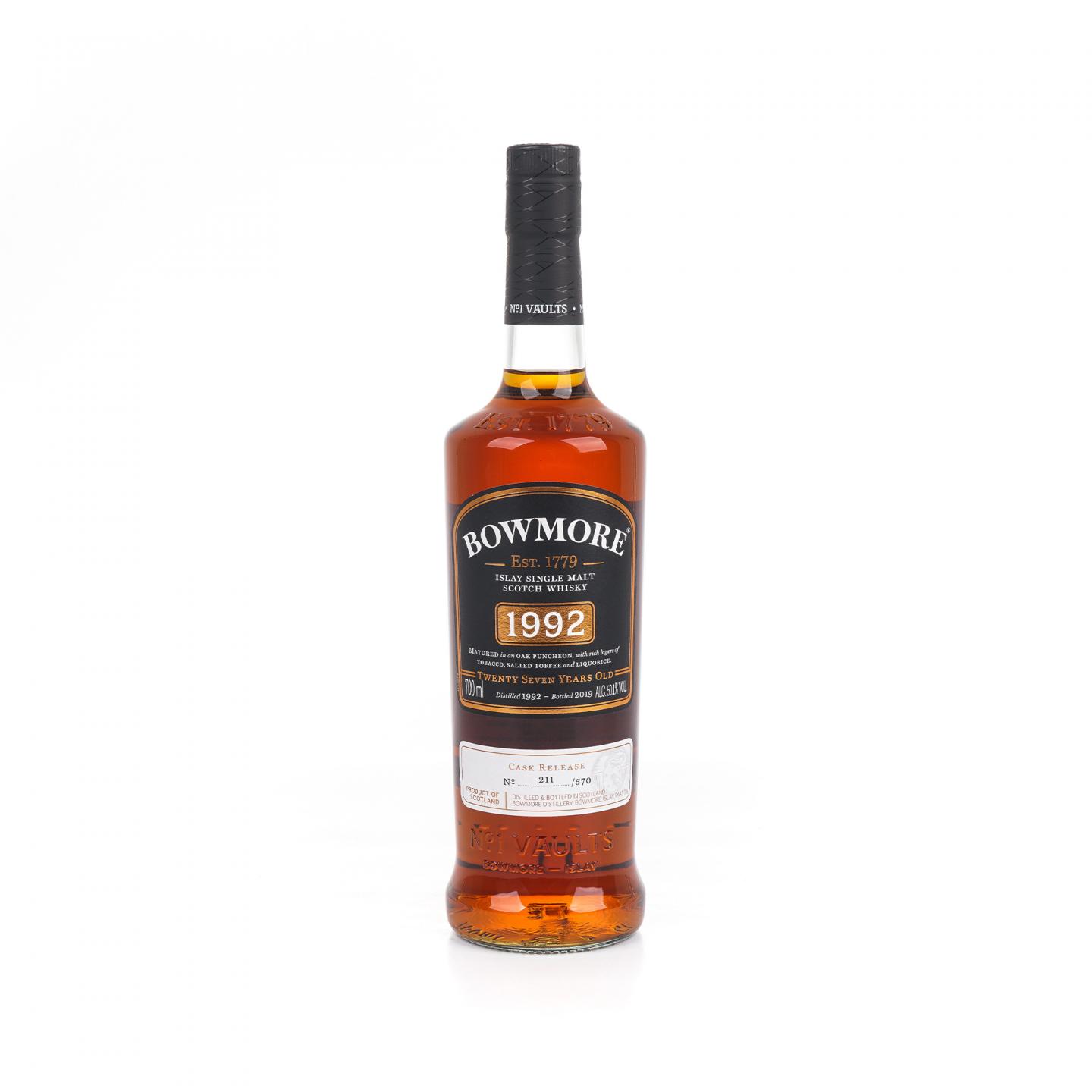 Bowmore 波摩 27年 1992-2019 行货