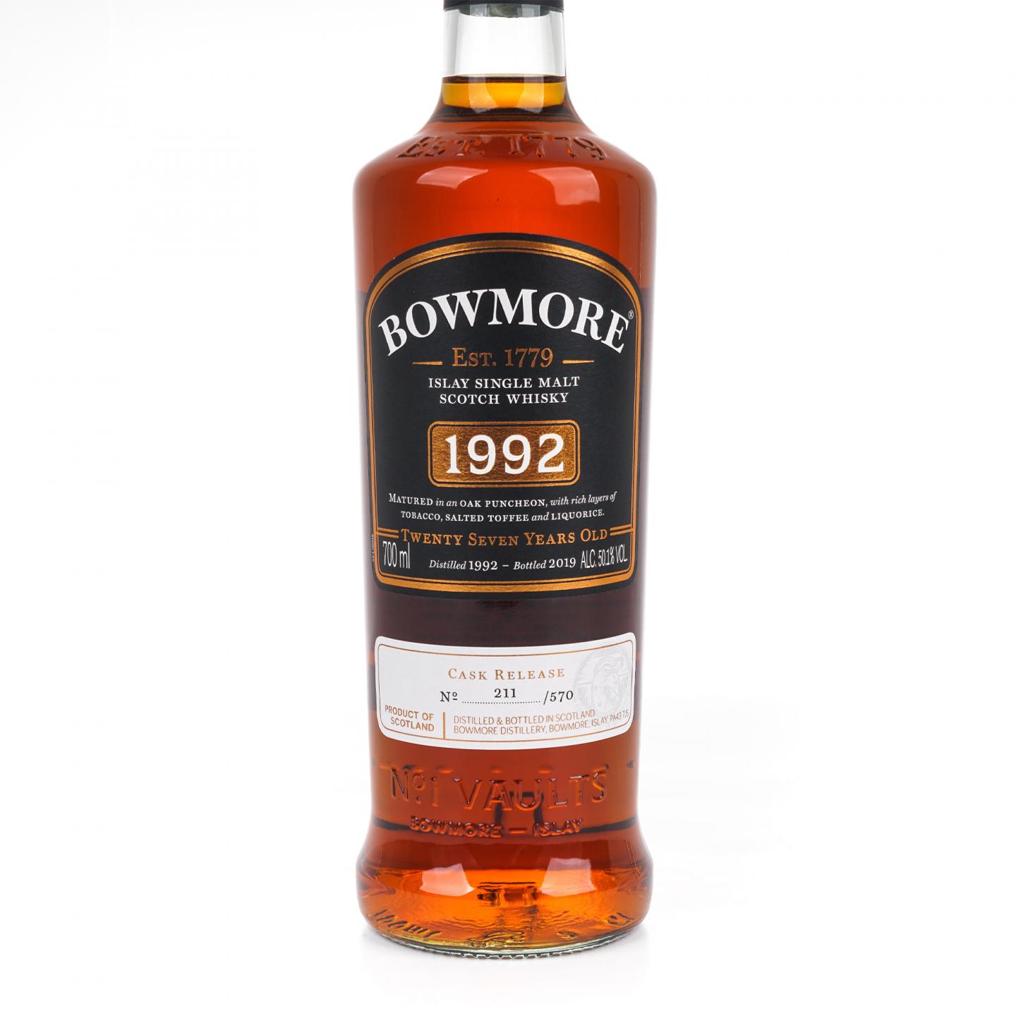 Bowmore 波摩 27年 1992-2019 行货