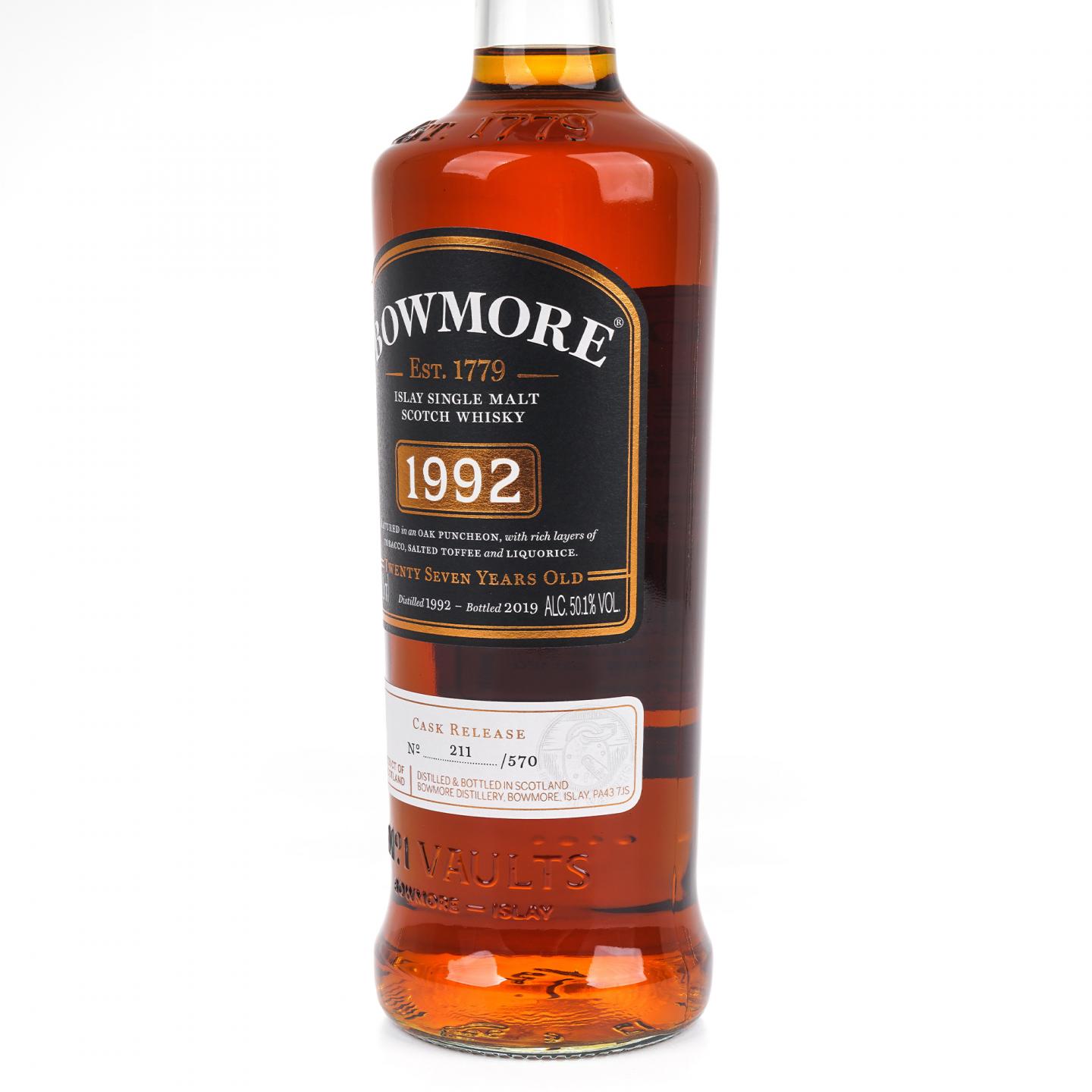 Bowmore 波摩 27年 1992-2019 行货