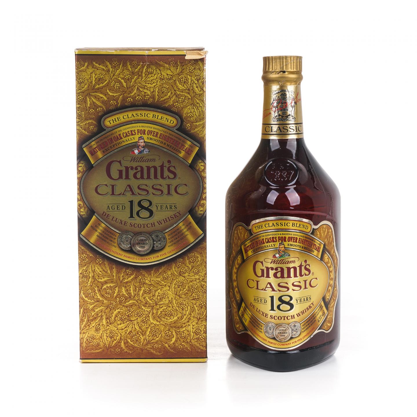 William Grant's 18年 Classic 苏格兰调和 750ml
