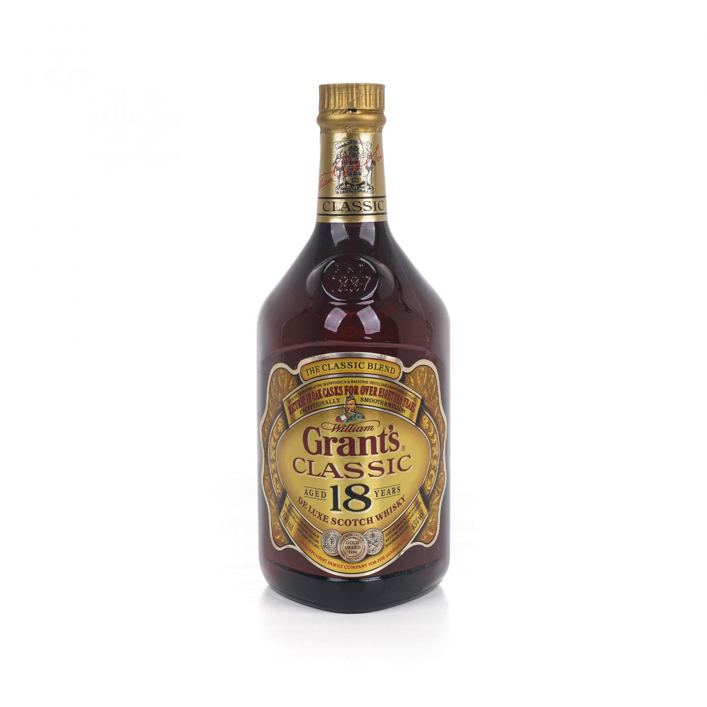 William Grant's 18年 Classic 苏格兰调和 750ml