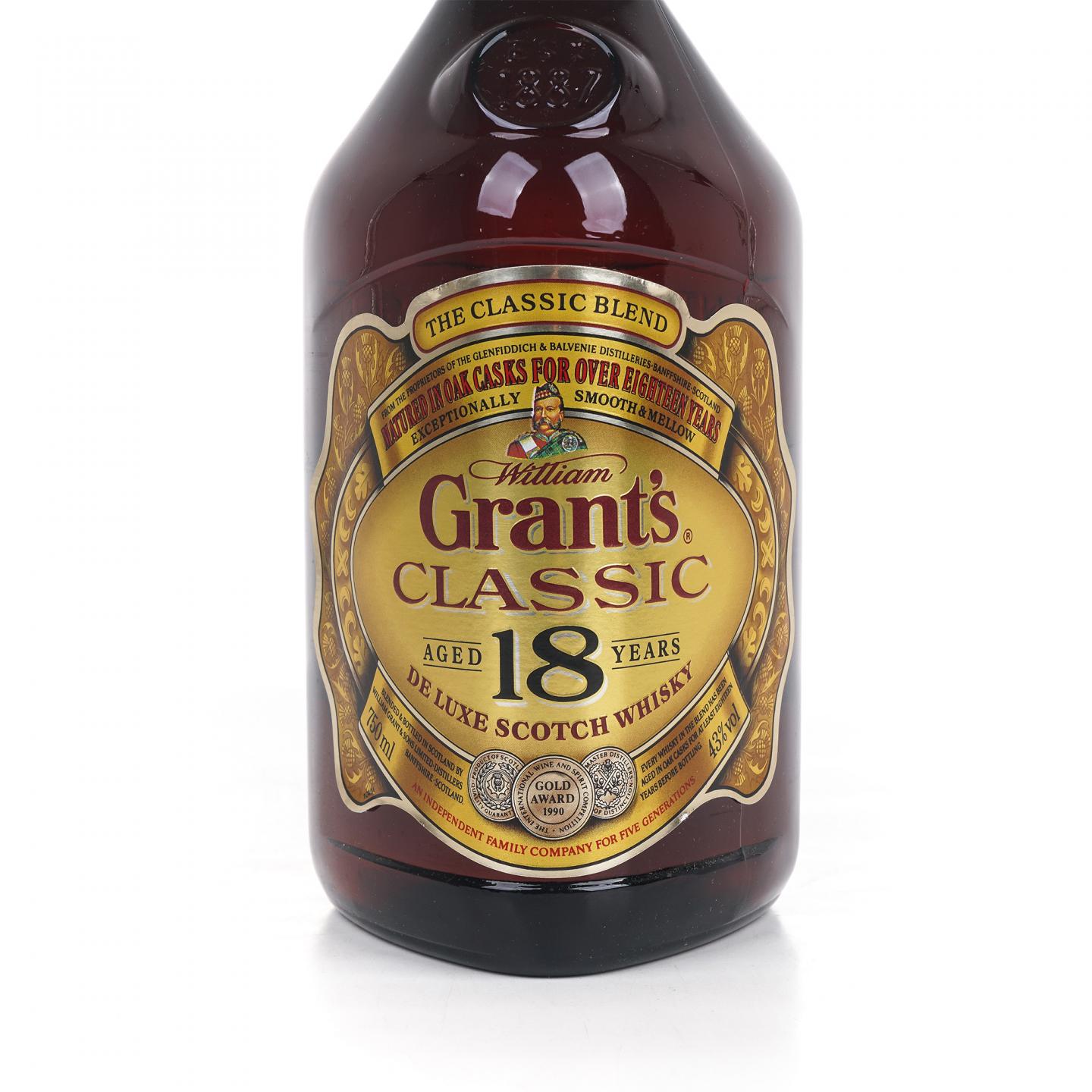 William Grant's 18年 Classic 苏格兰调和 750ml