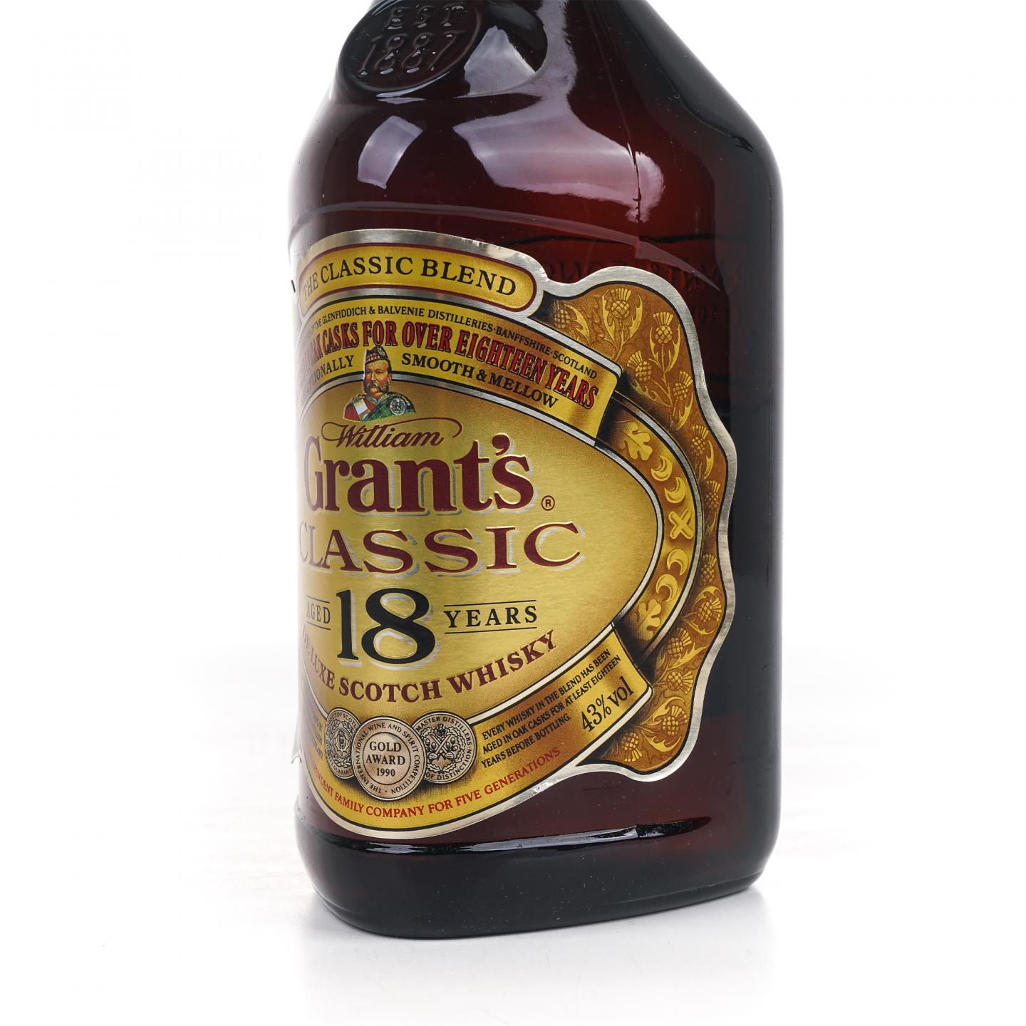 古酒 William Grant’s CLASSIC グランツ 18年 旧ボトル 楽天市場】【レトロ】グランツ（Grant's） クラシック 18年 43度 750ml