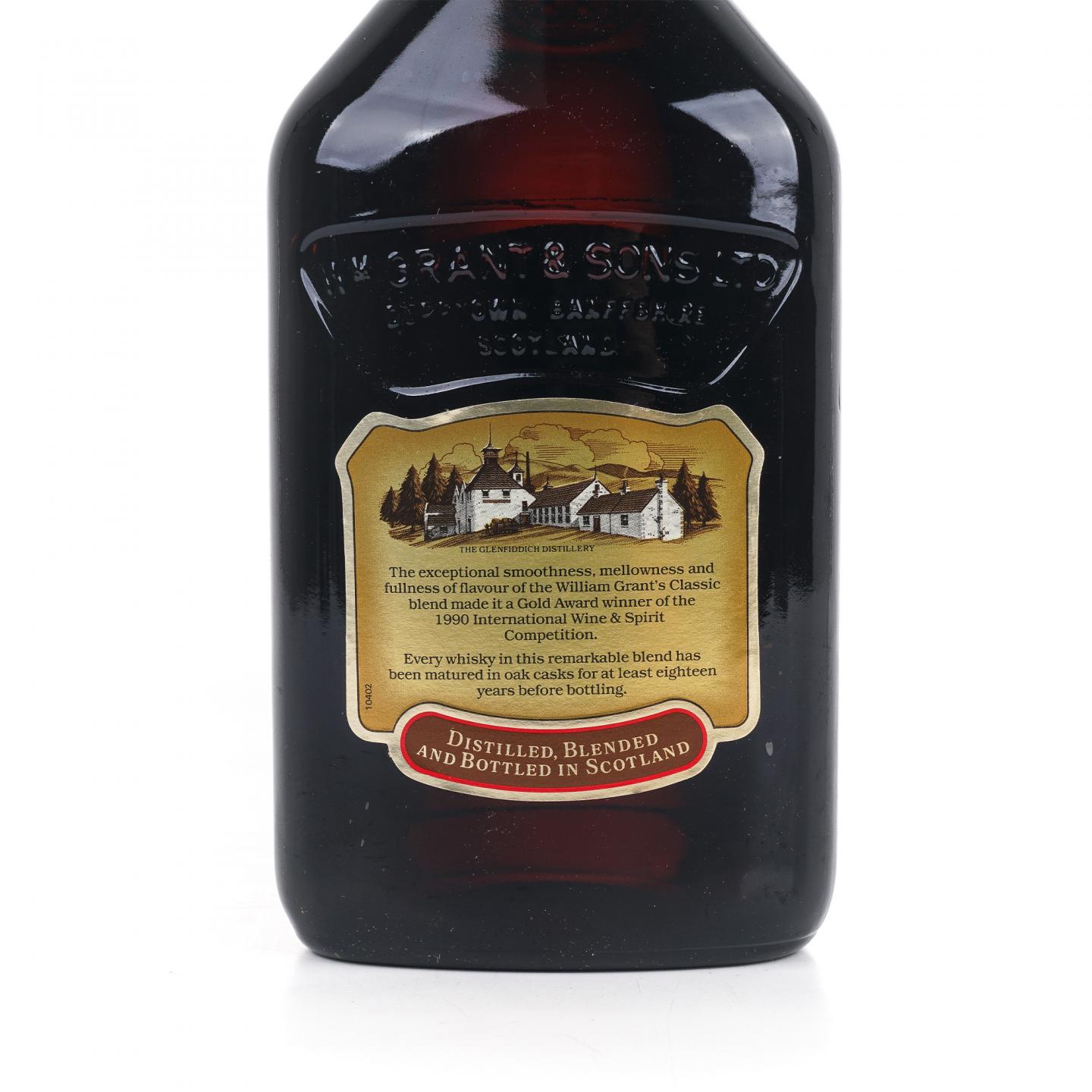 William Grant's 18年Classic 苏格兰调和750ml_拍卖-酒虫网