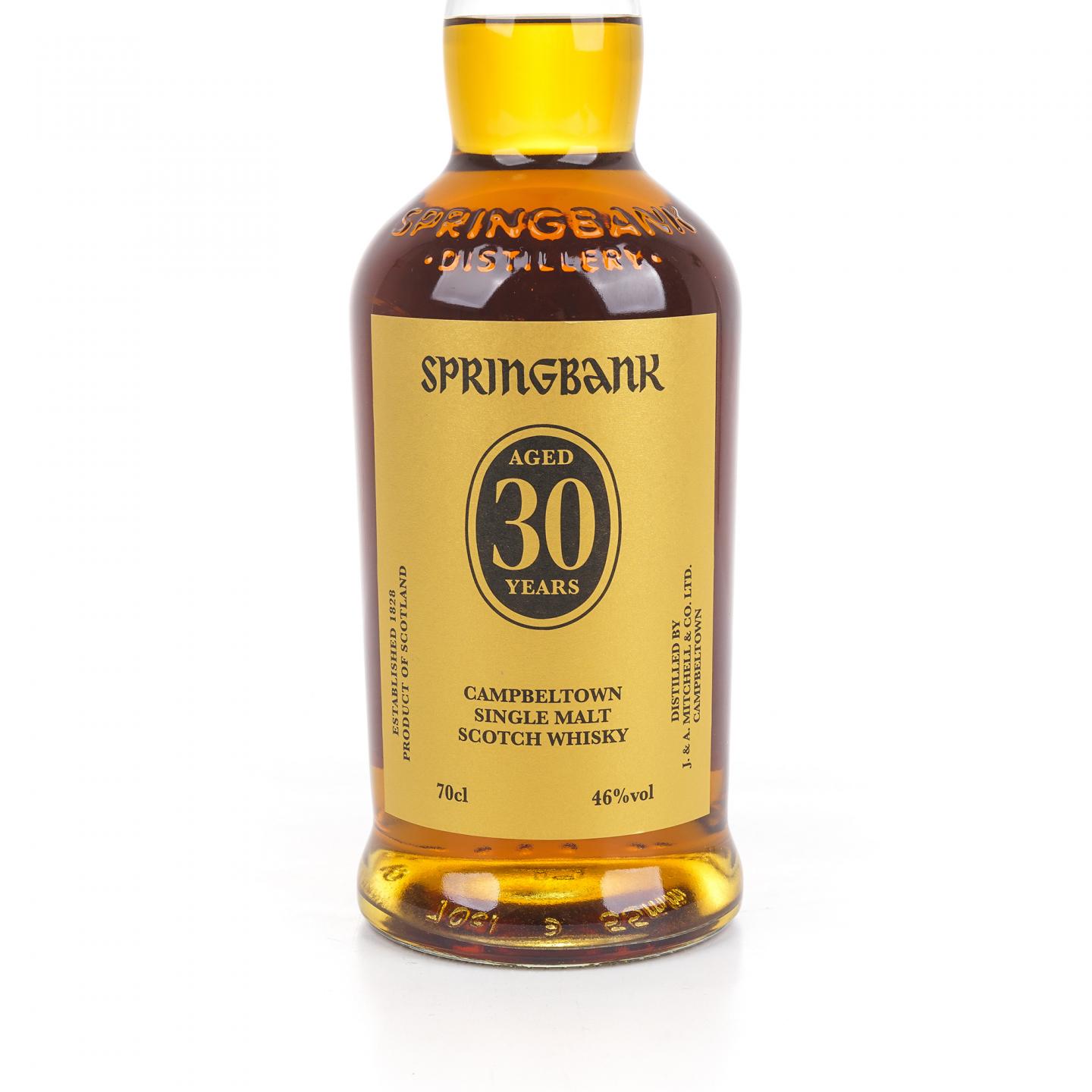 Springbank 云顶 30年 2025版