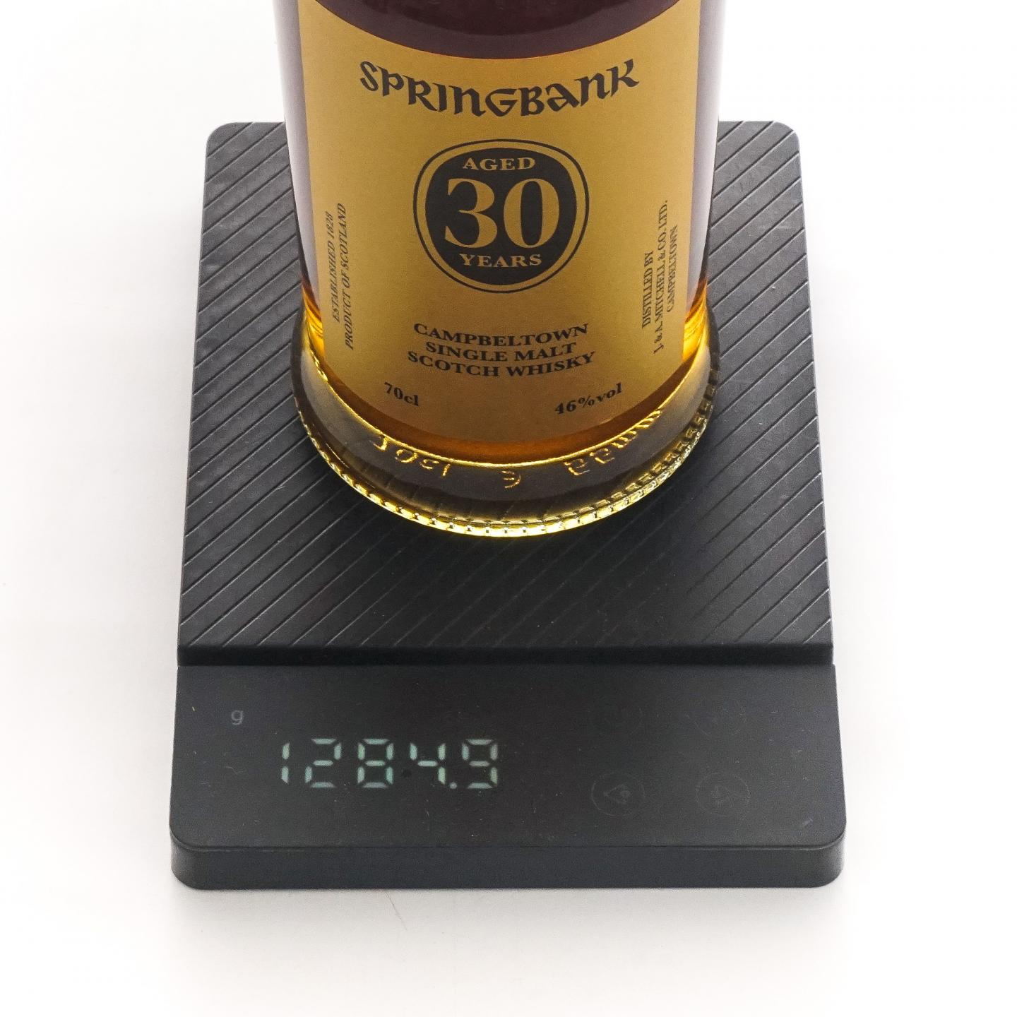 Springbank 云顶 30年 2025版
