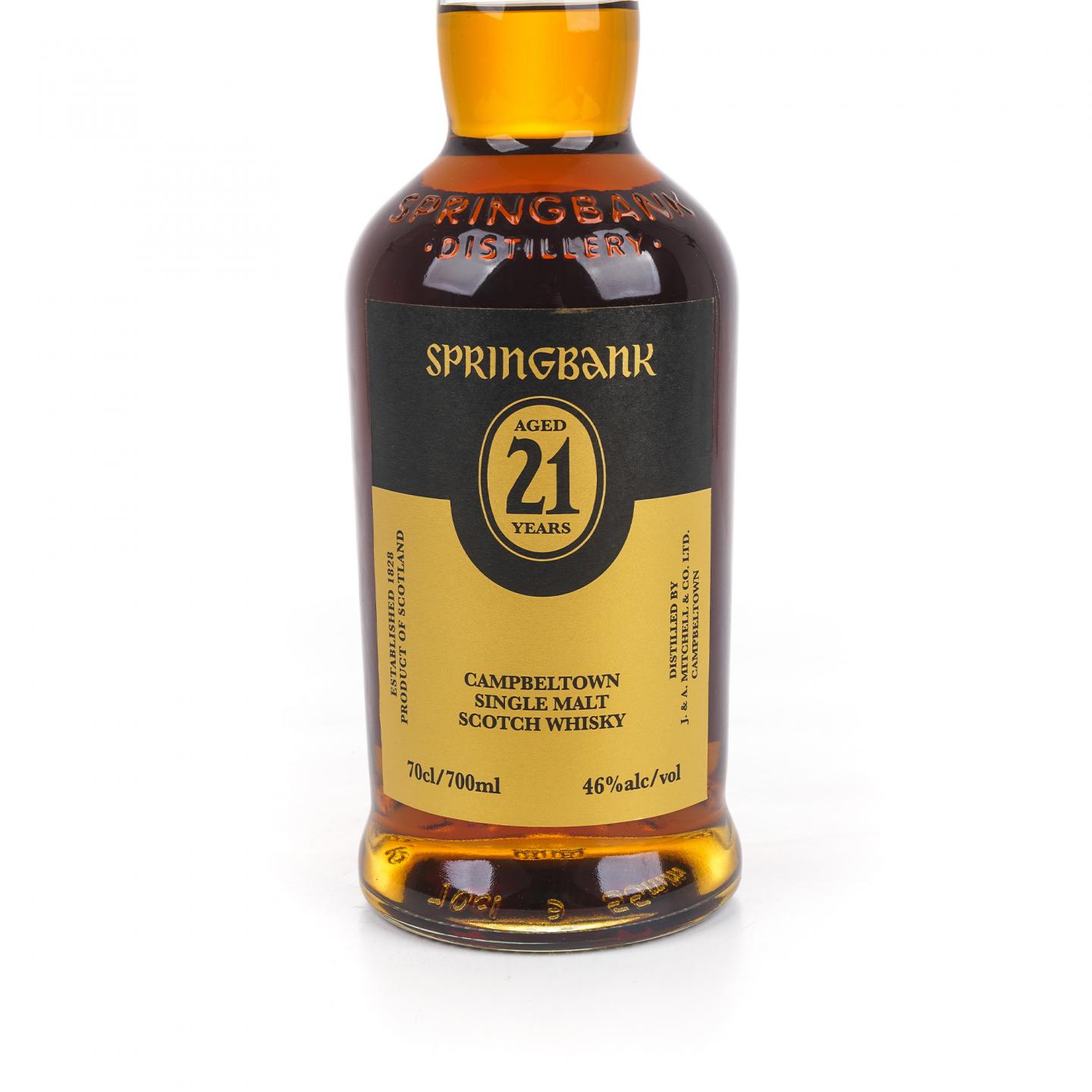 Springbank 云顶 21年 2025版
