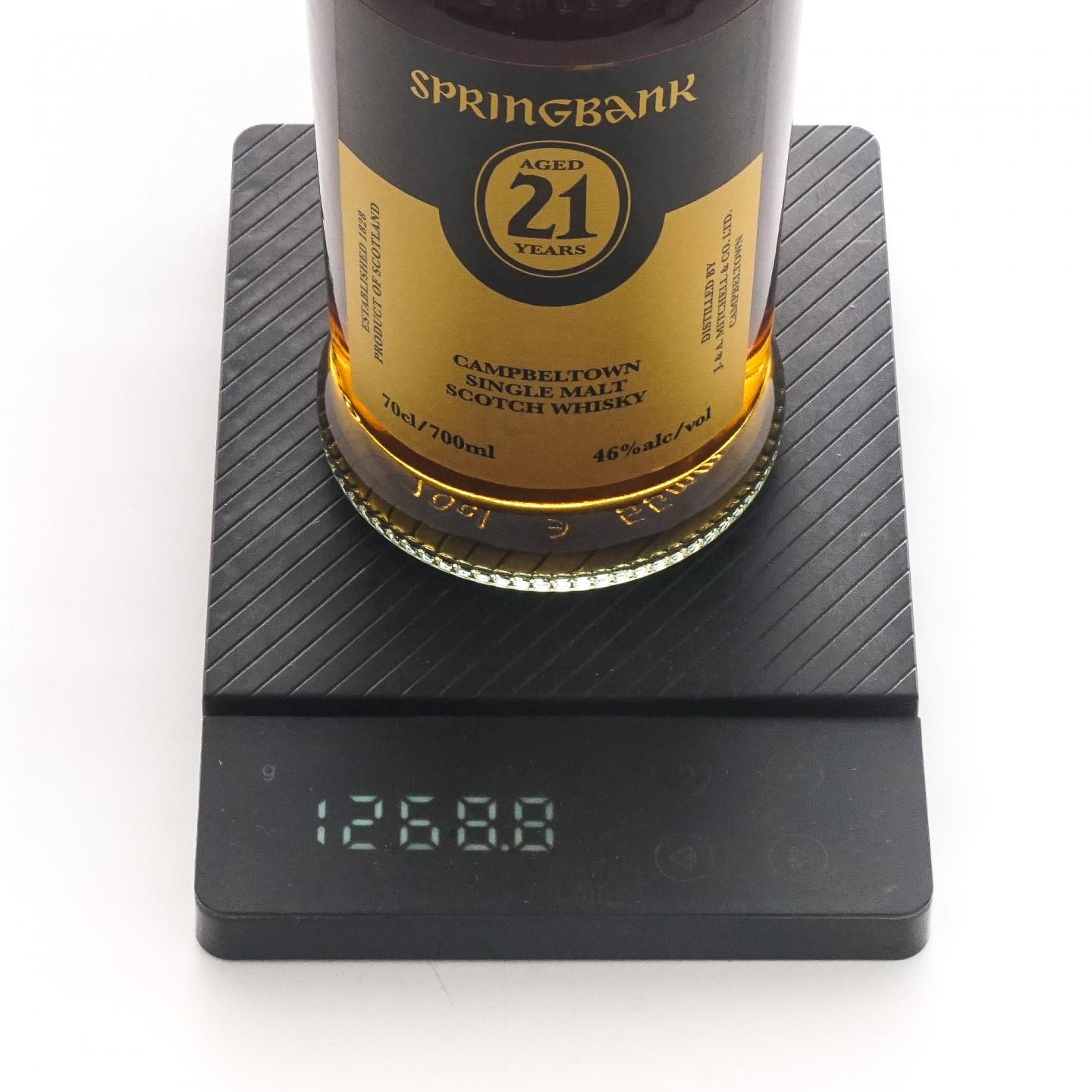 Springbank 云顶 21年 2025版