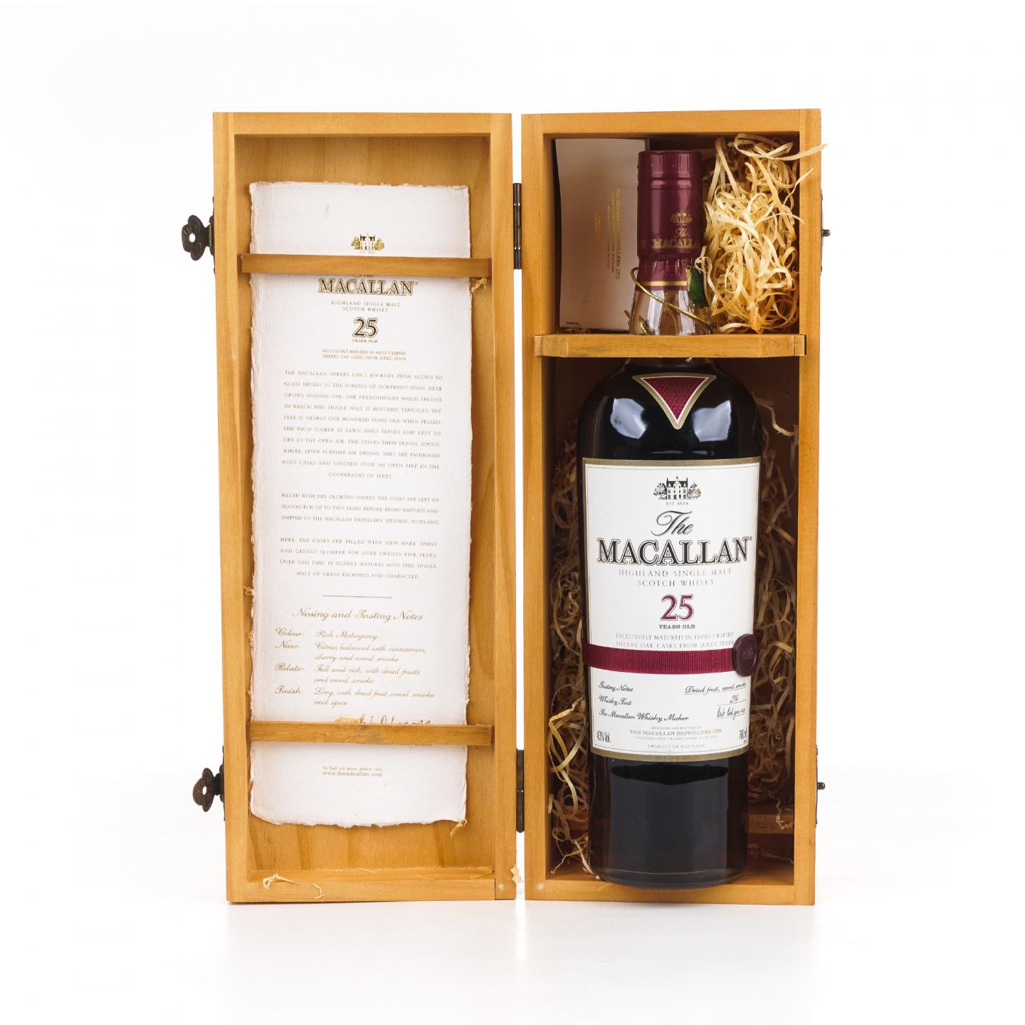 Macallan 麦卡伦 25年 红腰带 木盒