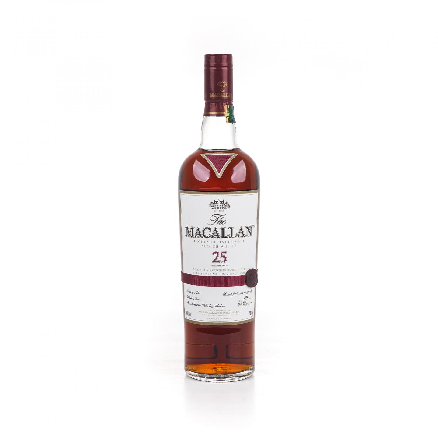 Macallan 麦卡伦 25年 红腰带 木盒