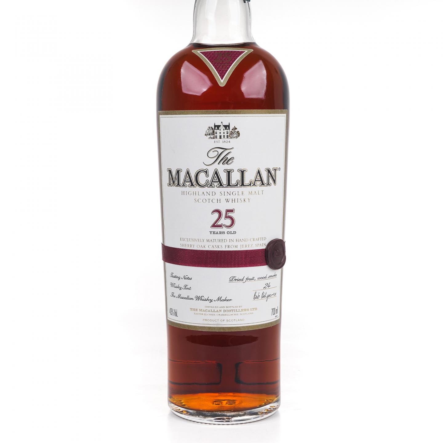 Macallan 麦卡伦 25年 红腰带 木盒