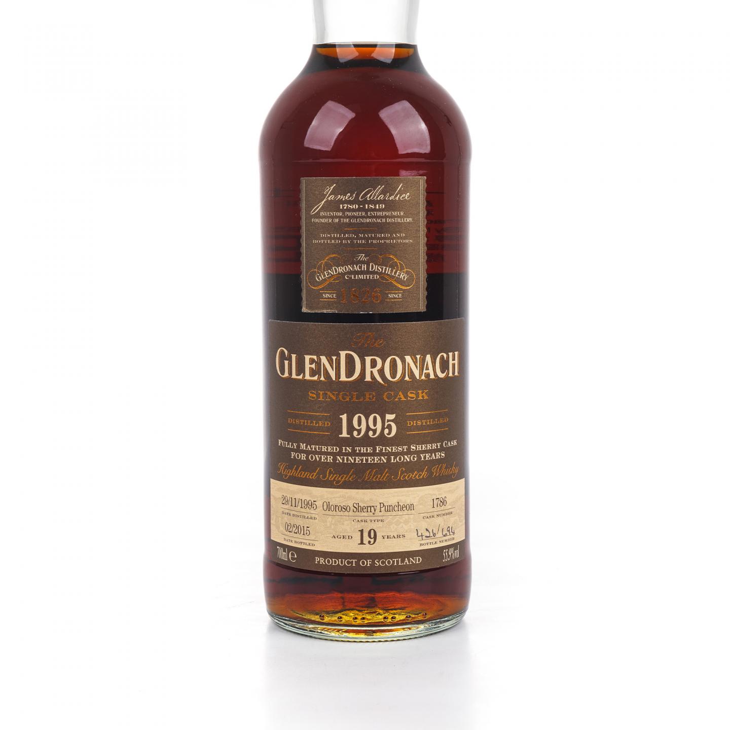 格兰多纳 19年 1995-2015 雪莉单桶#1786