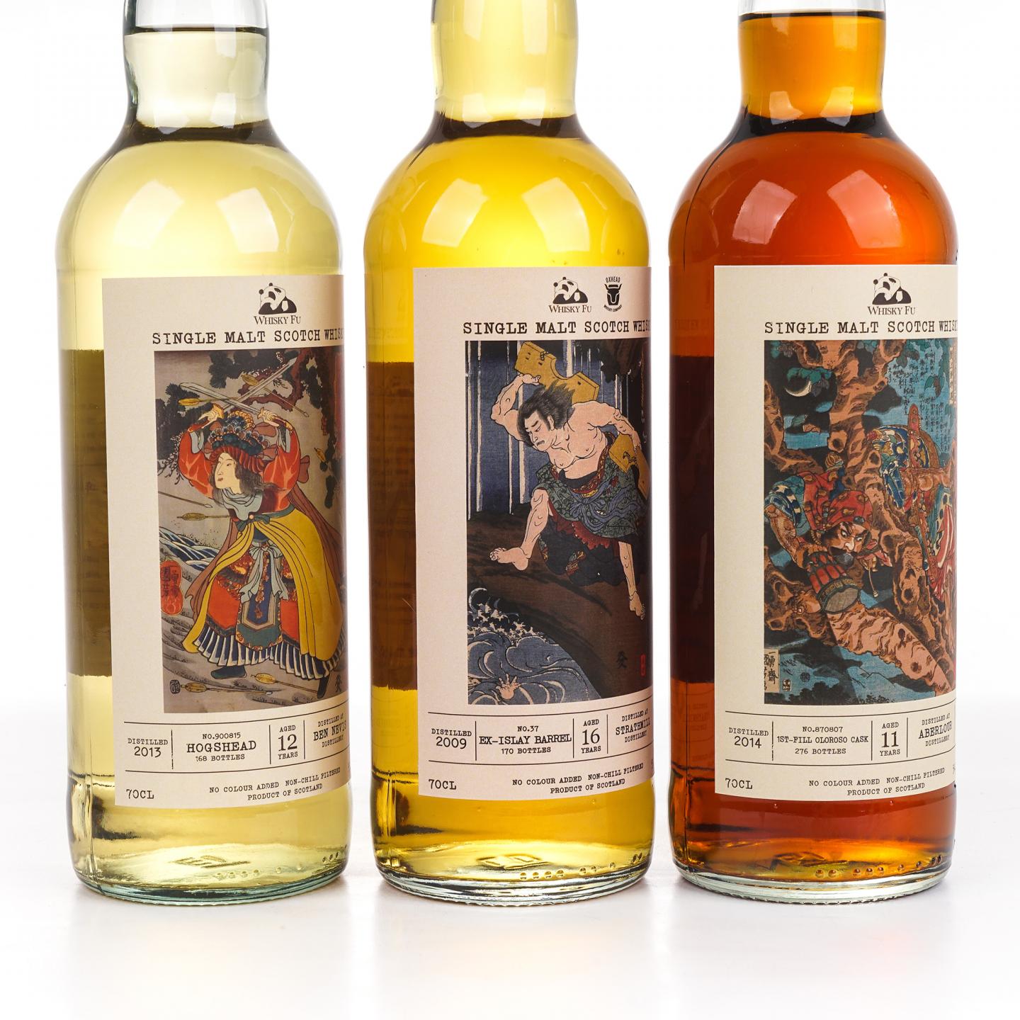 本尼维斯 12年/雅伯莱 11年/斯特拉斯米尔 16年 通俗水浒传豪杰系列 3瓶组*700ML