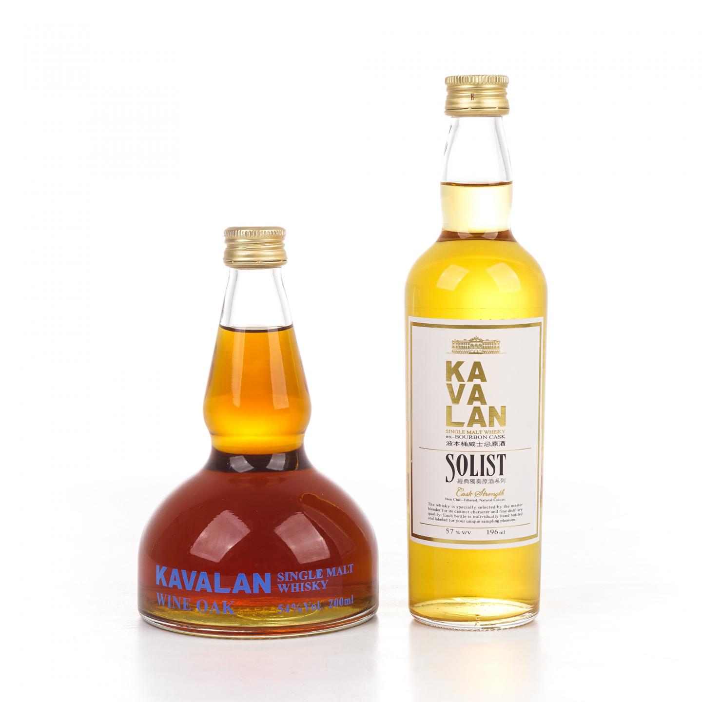 【中样】Kavalan 噶玛兰 经典独奏 葡萄酒桶/获奖版 波本桶 2瓶组