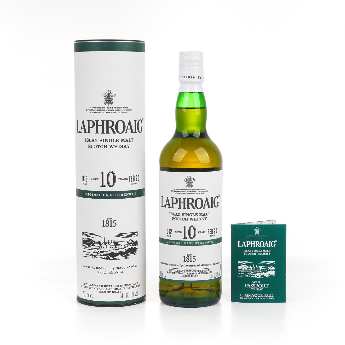 Laphroaig 拉弗格 10年 Batch 012 桶强 2020 行货