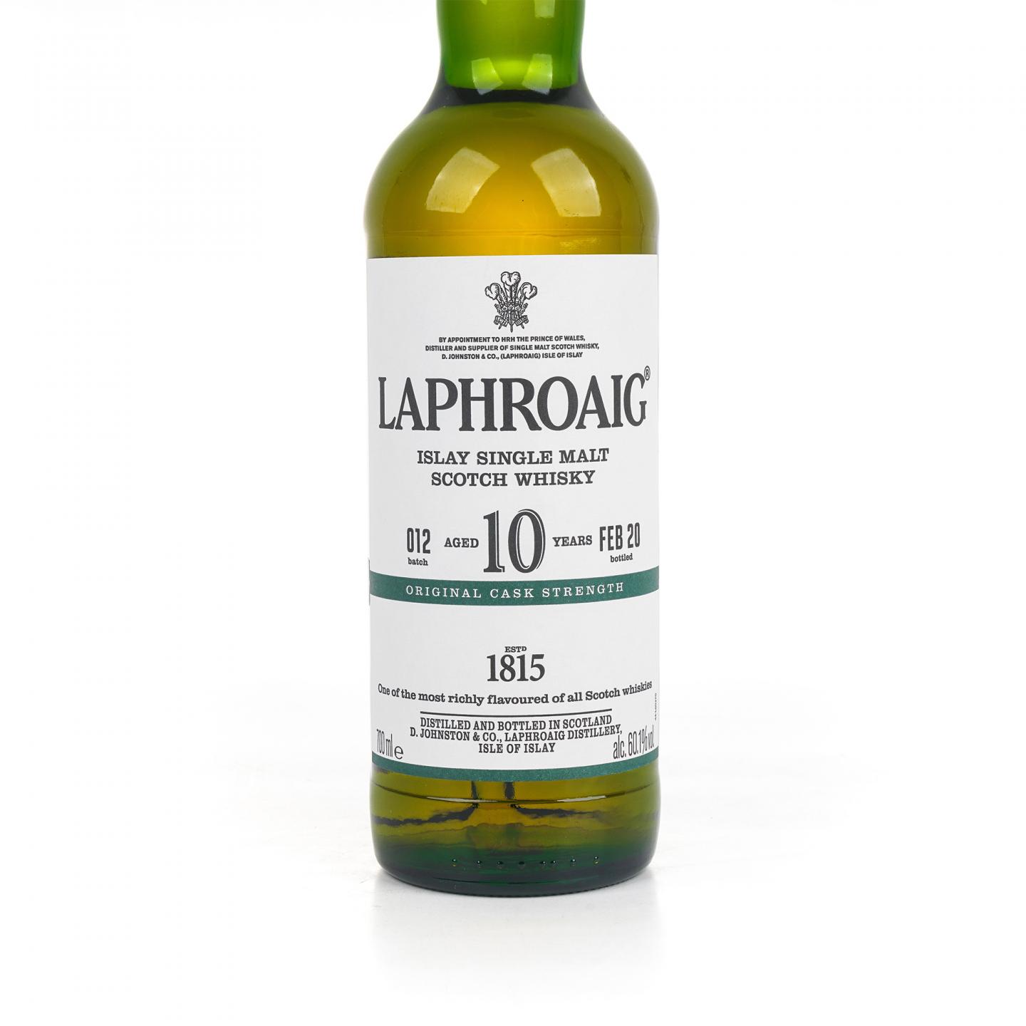 Laphroaig 拉弗格 10年 Batch 012 桶强 2020 行货