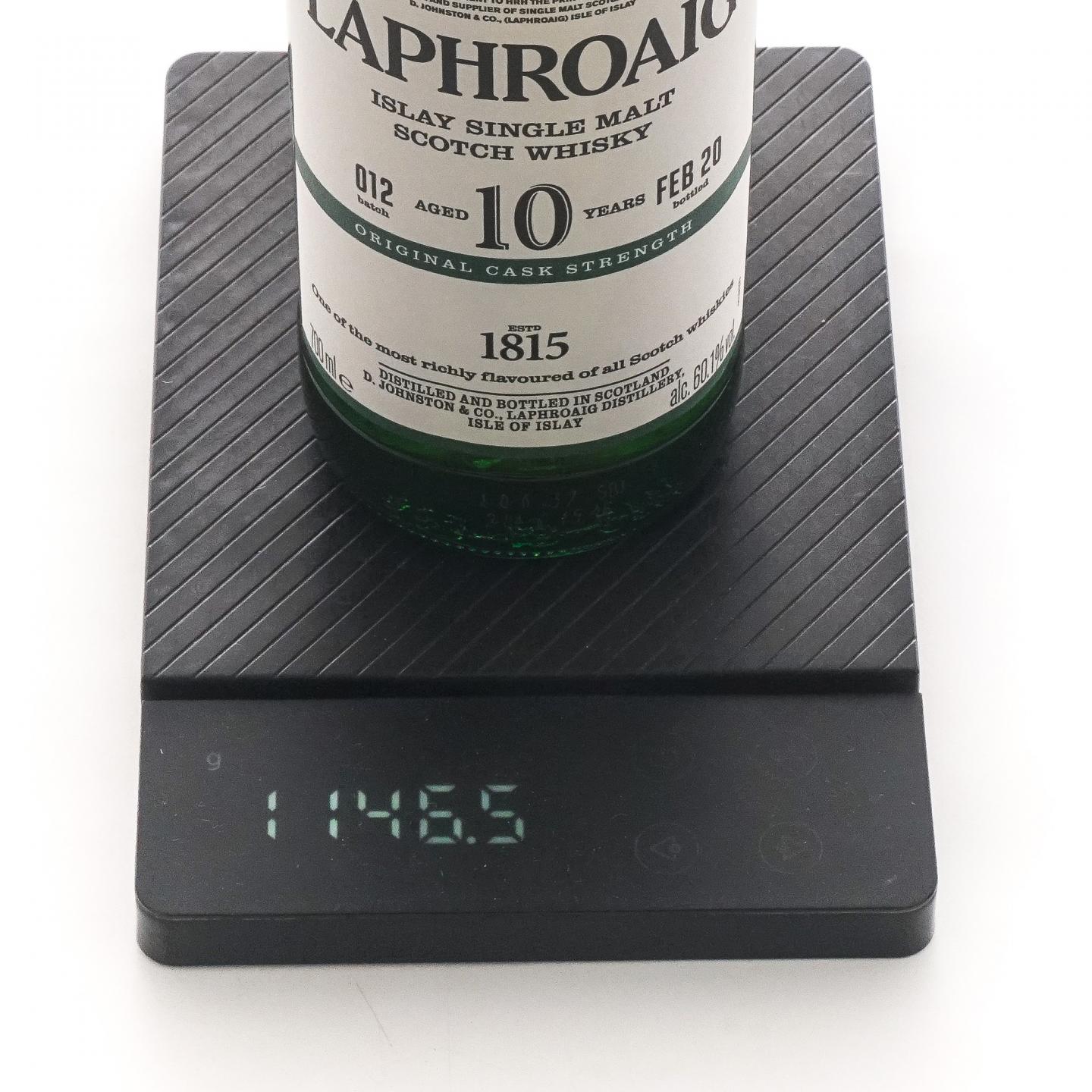 Laphroaig 拉弗格 10年 Batch 012 桶强 2020 行货