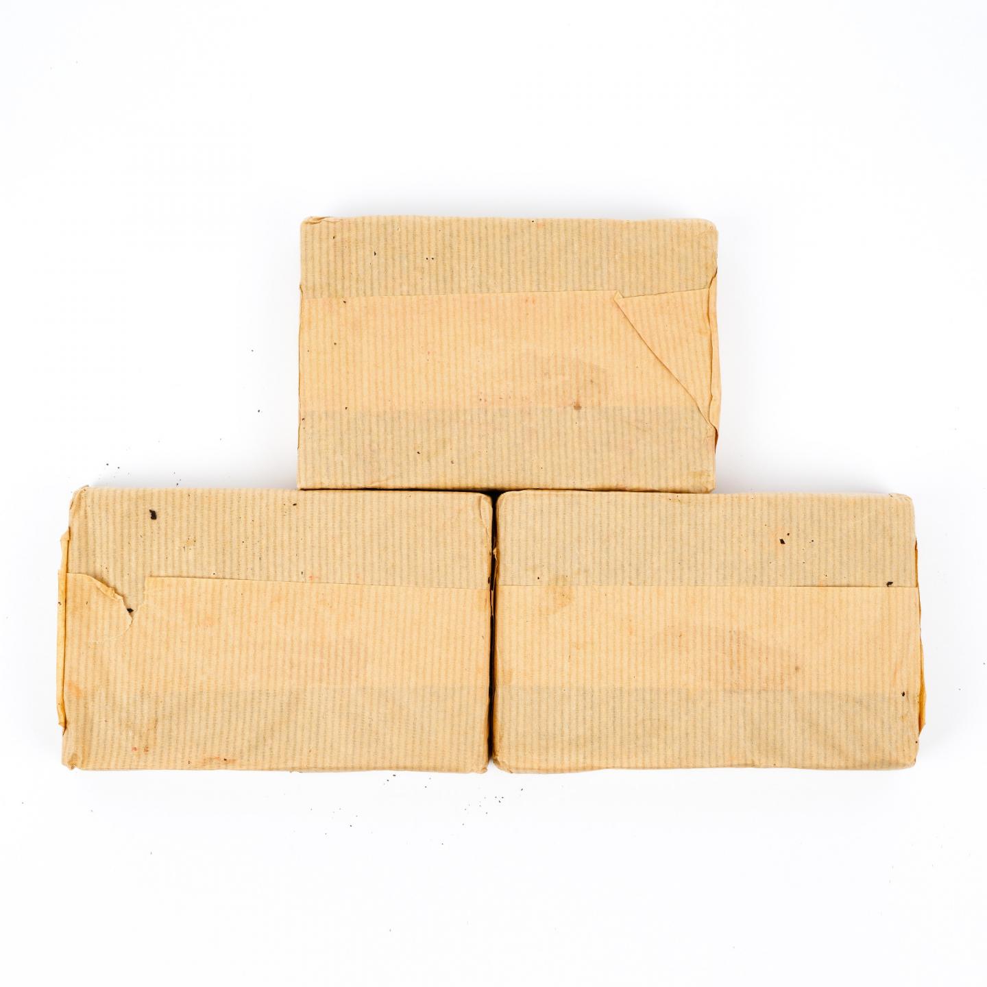 2000年 中茶 云南普洱茶砖 250g*3砖 干仓