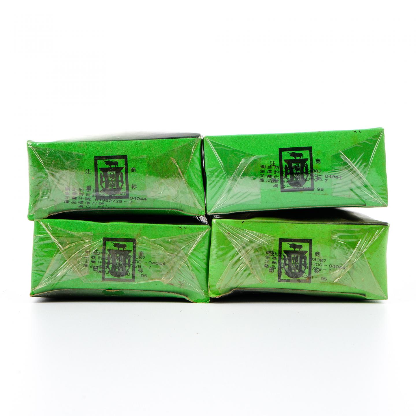 1996年 云南凤庆凤山茶厂河口分厂出品 糯米香茶 100g*4盒组 干仓