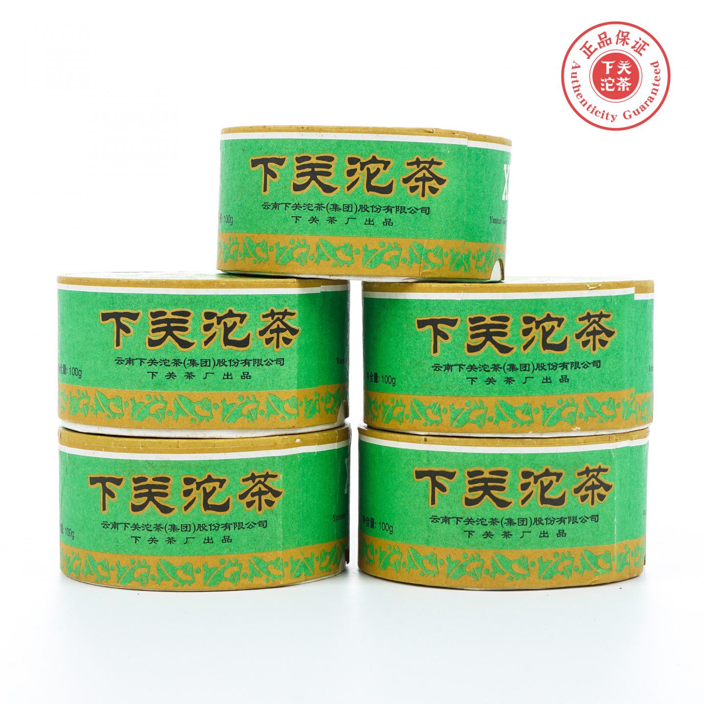 2005年 下关沱茶 5盒组*100g 干仓