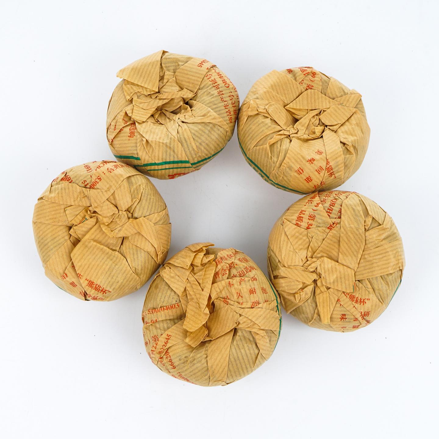 云南勐海茶厂 大益甲级沱茶 一条5沱 500g 干仓