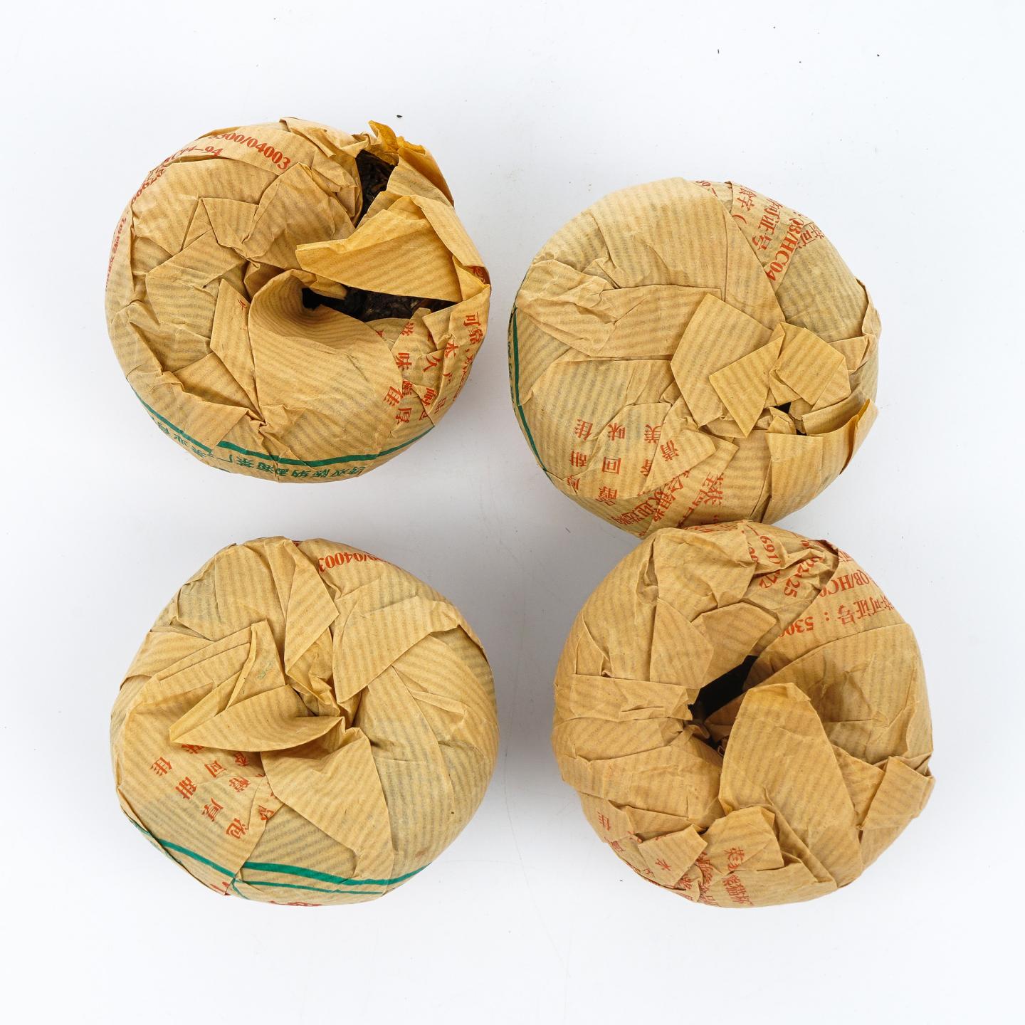 云南勐海茶厂 大益甲级沱茶 一条4沱 400g 干仓