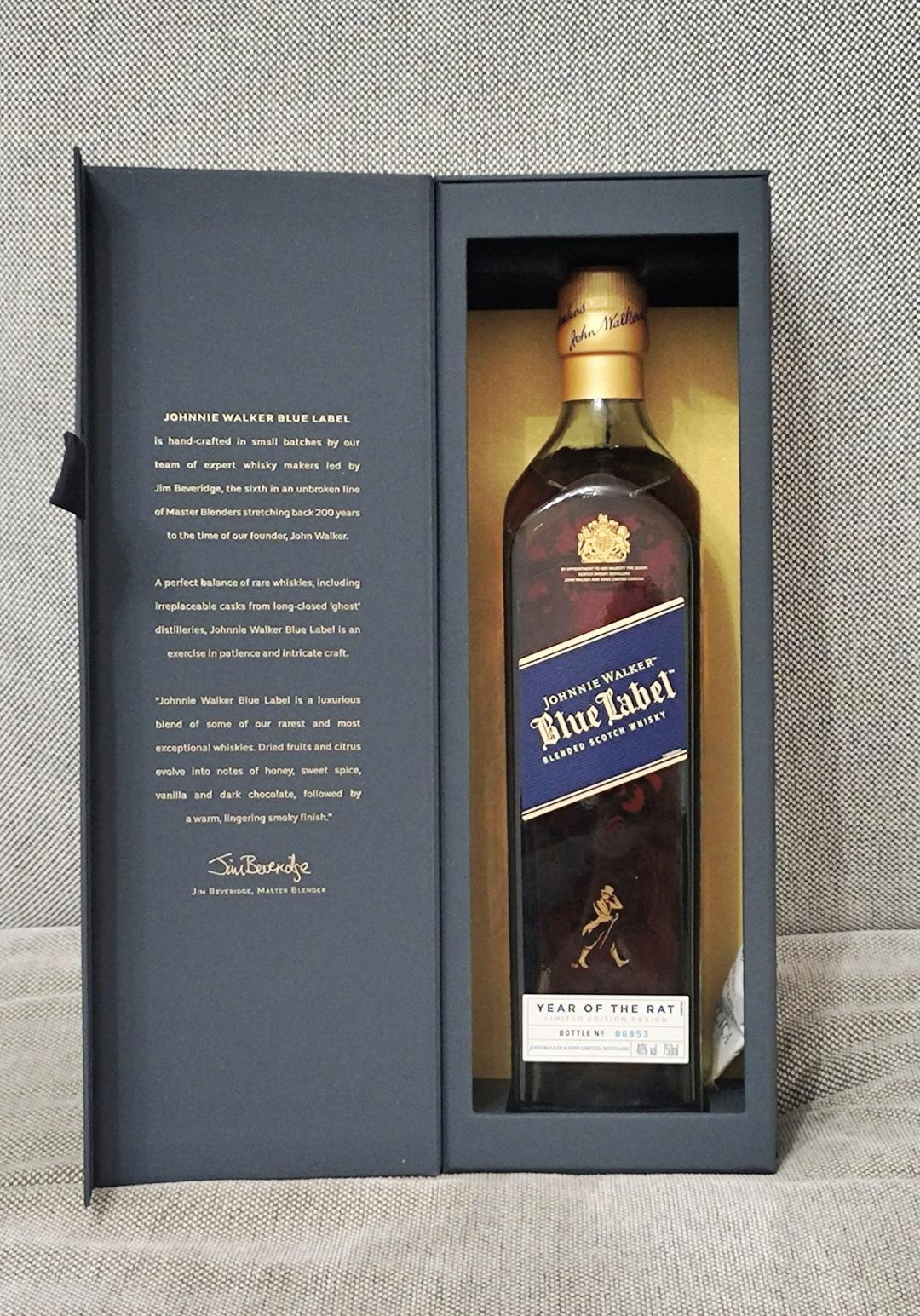 国行 尊尼获加蓝牌鼠年