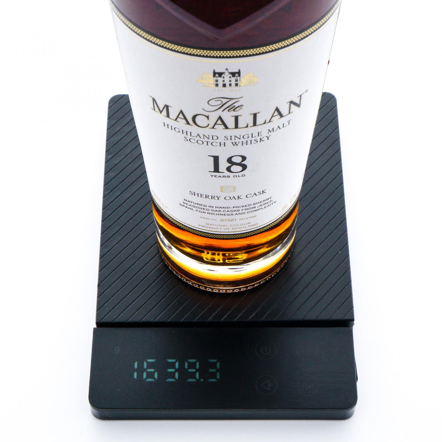 【附X光图】Macallan 麦卡伦 18年 2021 雪莉桶 700ml