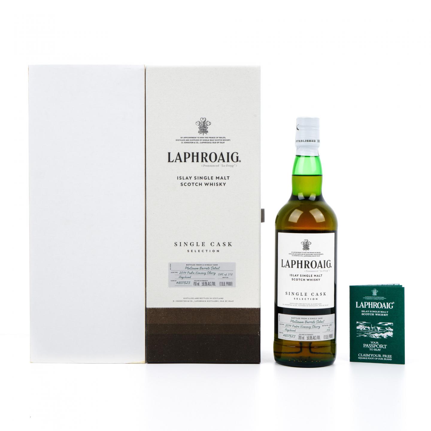 Laphroaig 拉弗格 2014 单桶#807523 PX雪莉桶