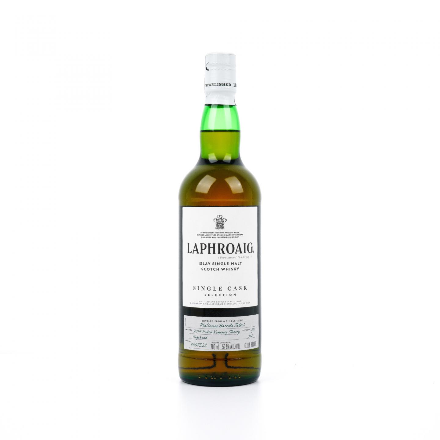 Laphroaig 拉弗格 2014 单桶#807523 PX雪莉桶