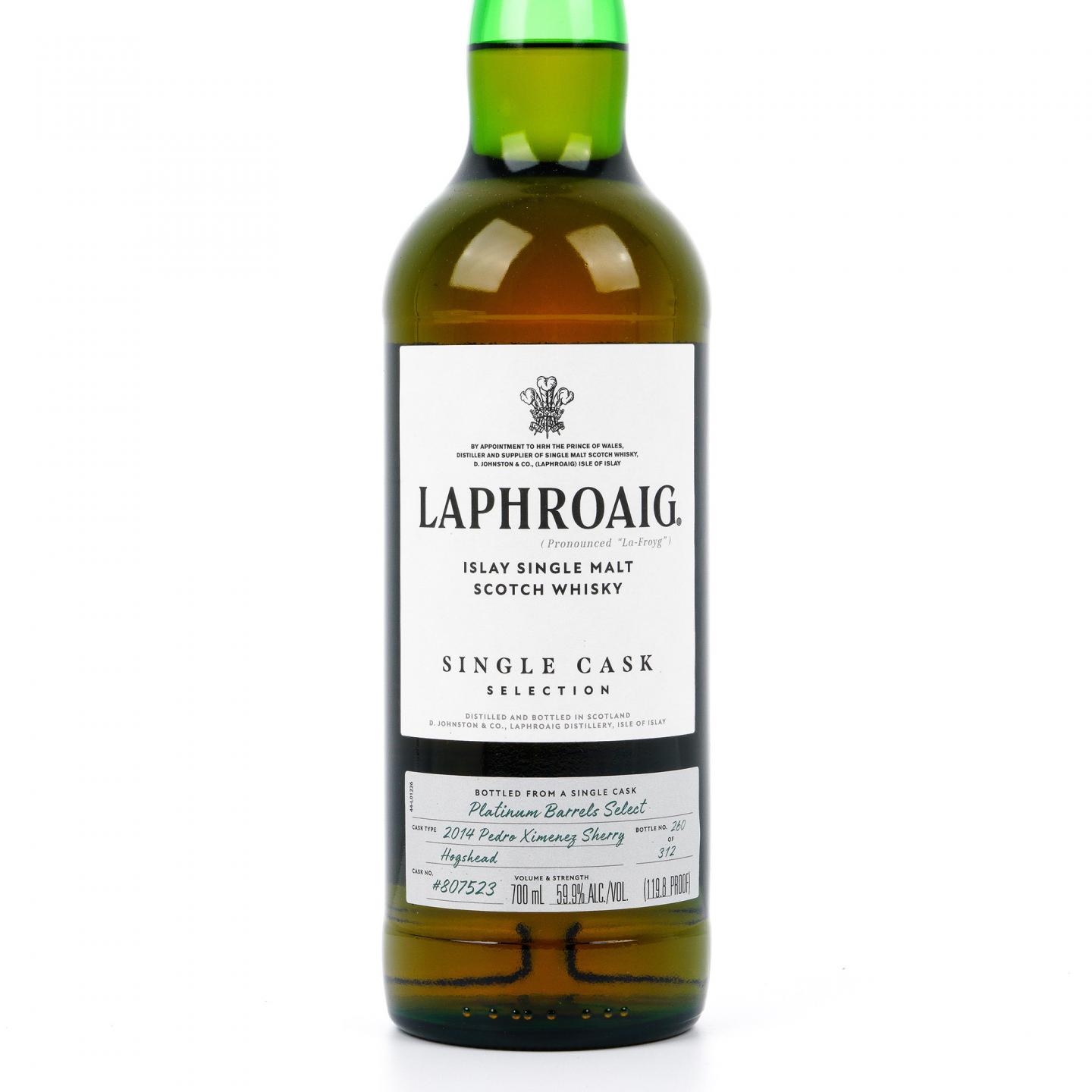 Laphroaig 拉弗格 2014 单桶#807523 PX雪莉桶