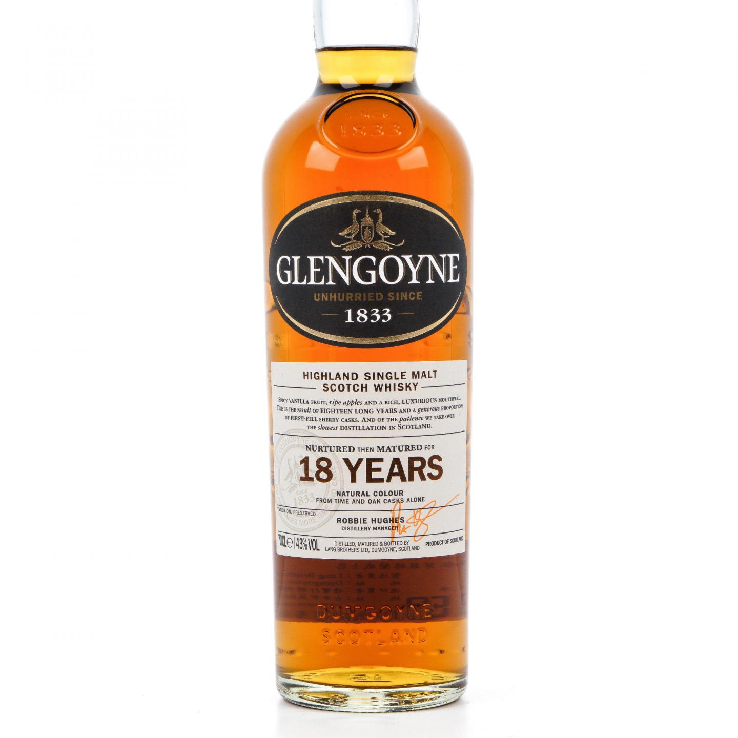 Glengoyne 格兰哥尼 18年 单一麦芽威士忌 43%Vol