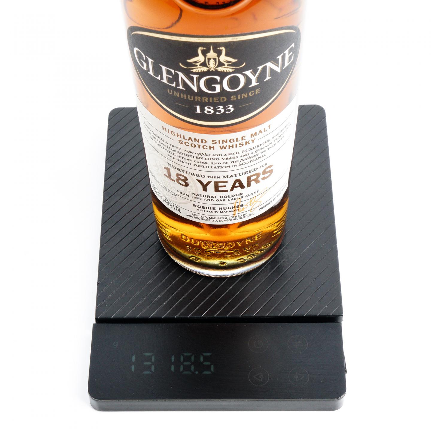Glengoyne 格兰哥尼 18年 单一麦芽威士忌 43%Vol