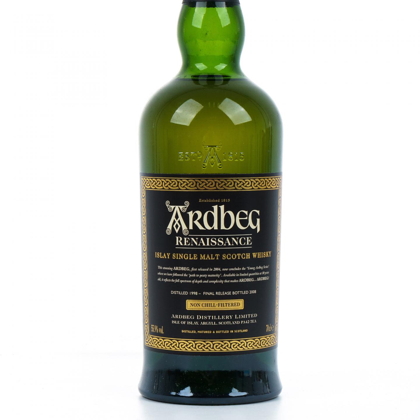 Ardbeg 阿贝 1998-2008 文艺复兴 Renaissance