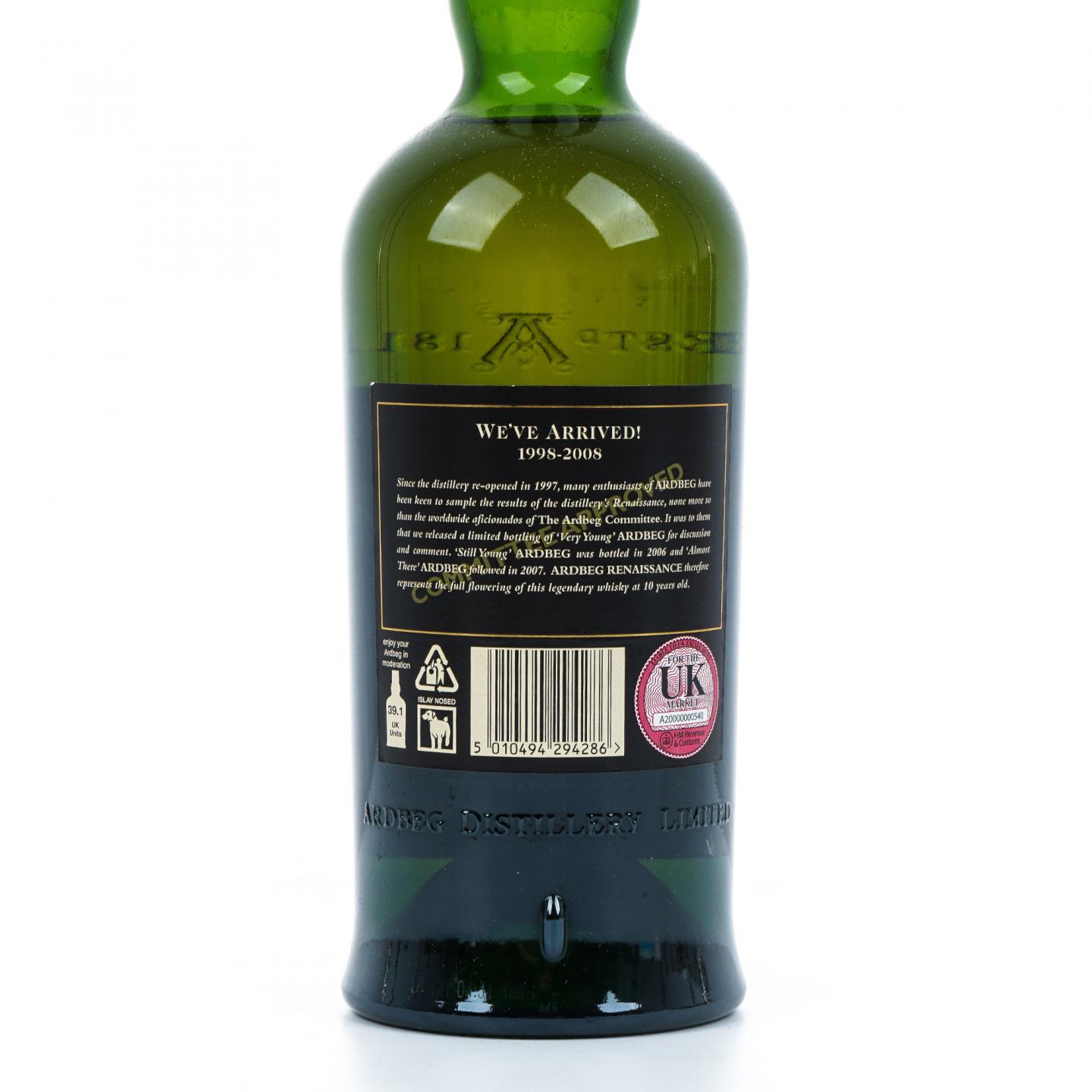 Ardbeg 阿贝 1998-2008 文艺复兴 Renaissance