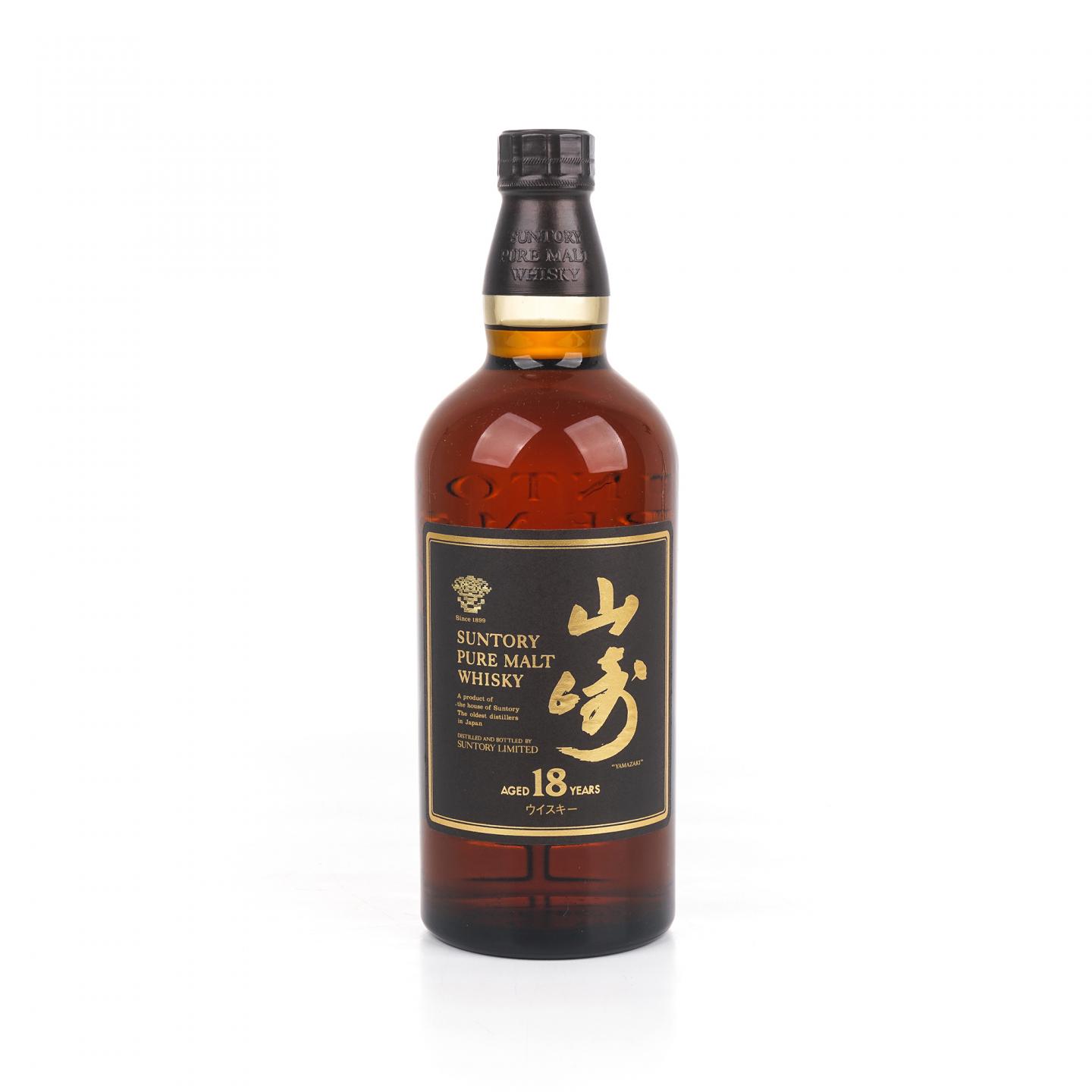 山崎 18年 第一版 金花标 Pure Malt 750ml