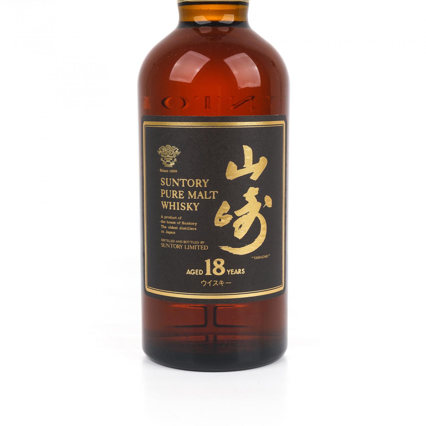 山崎 18年 第一版 金花标 Pure Malt 750ml