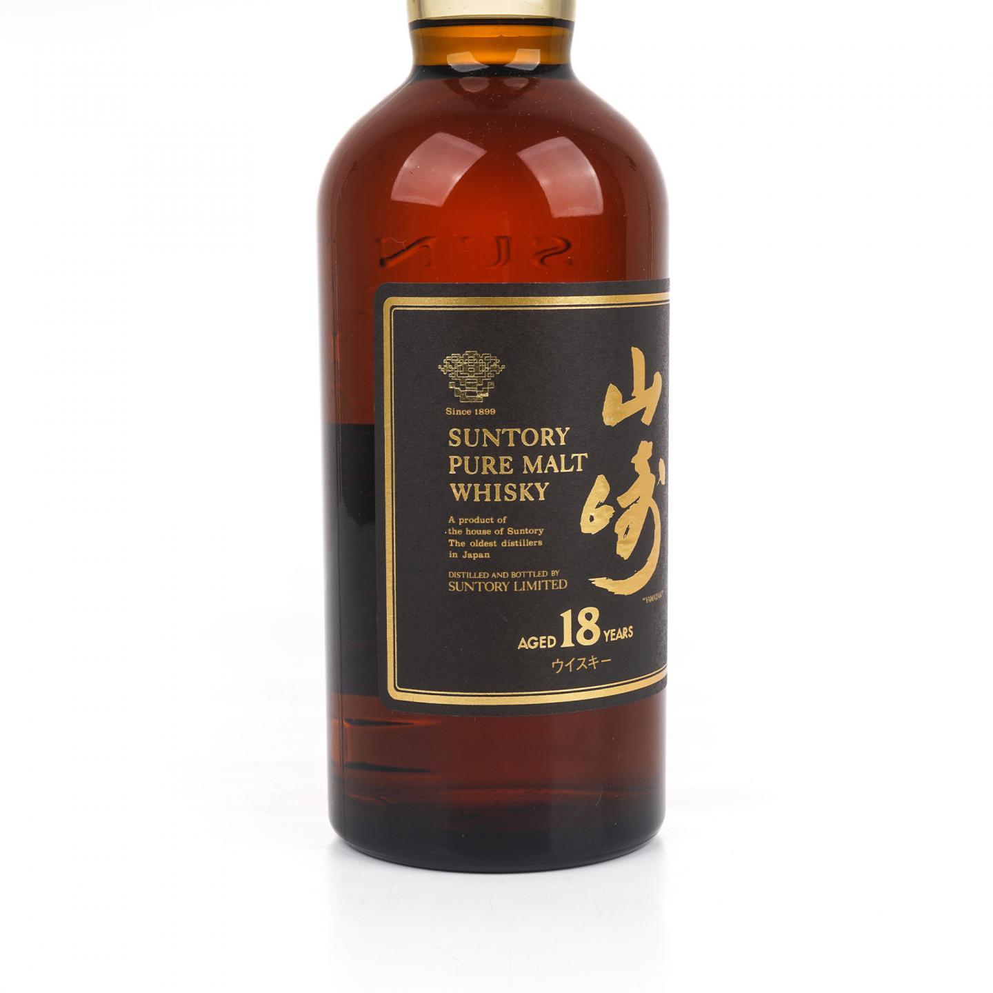 山崎 18年 第一版 金花标 Pure Malt 750ml