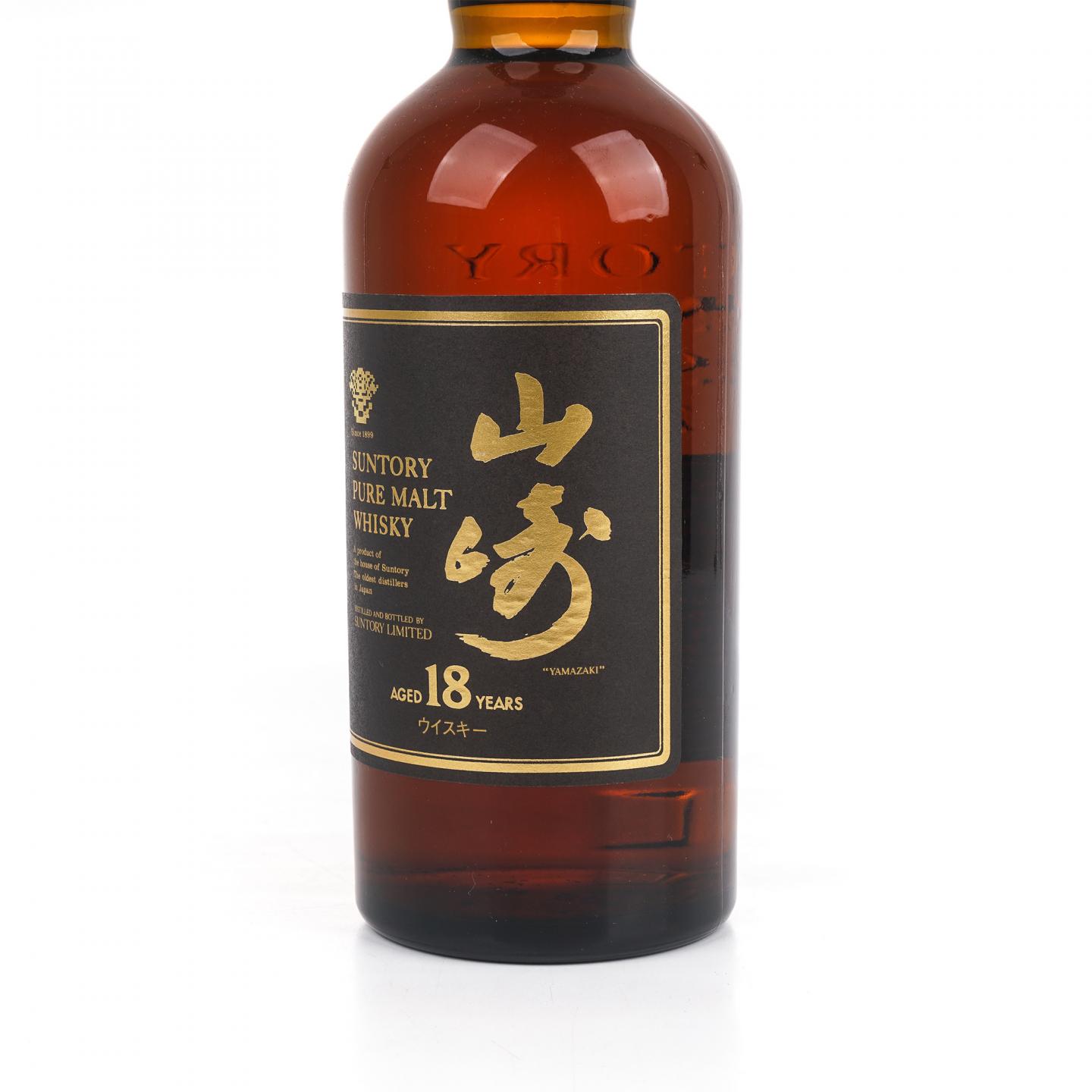 山崎 18年 第一版 金花标 Pure Malt 750ml