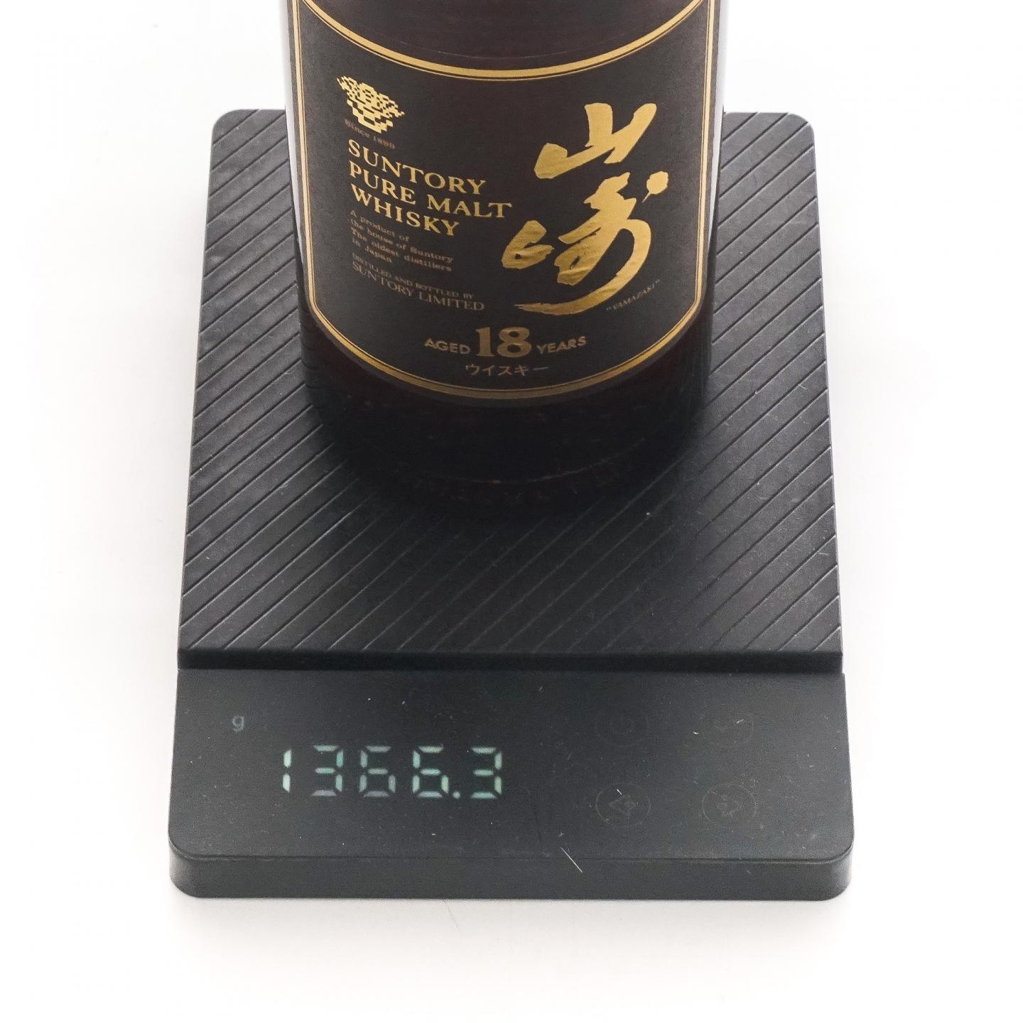 山崎 18年 第一版 金花标 Pure Malt 750ml