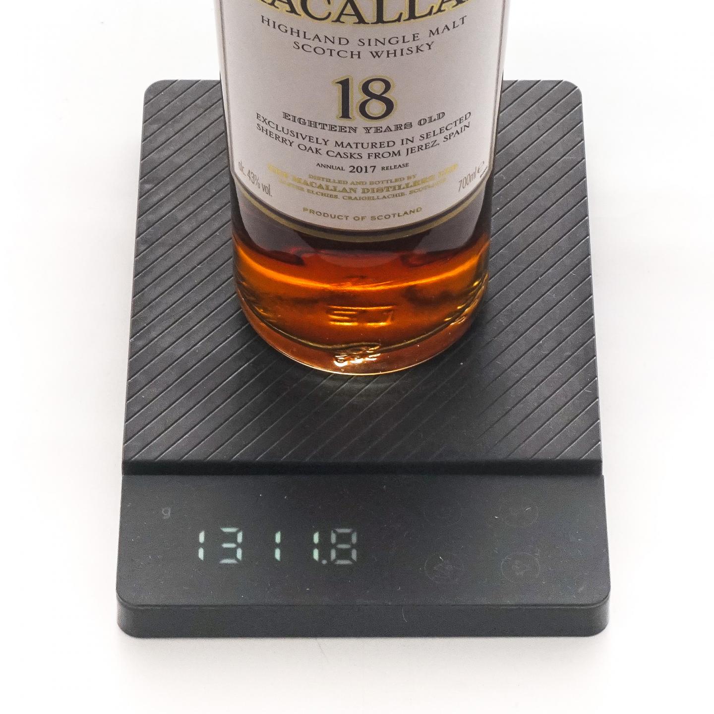 Macallan 麦卡伦 18年 2017 雪莉桶