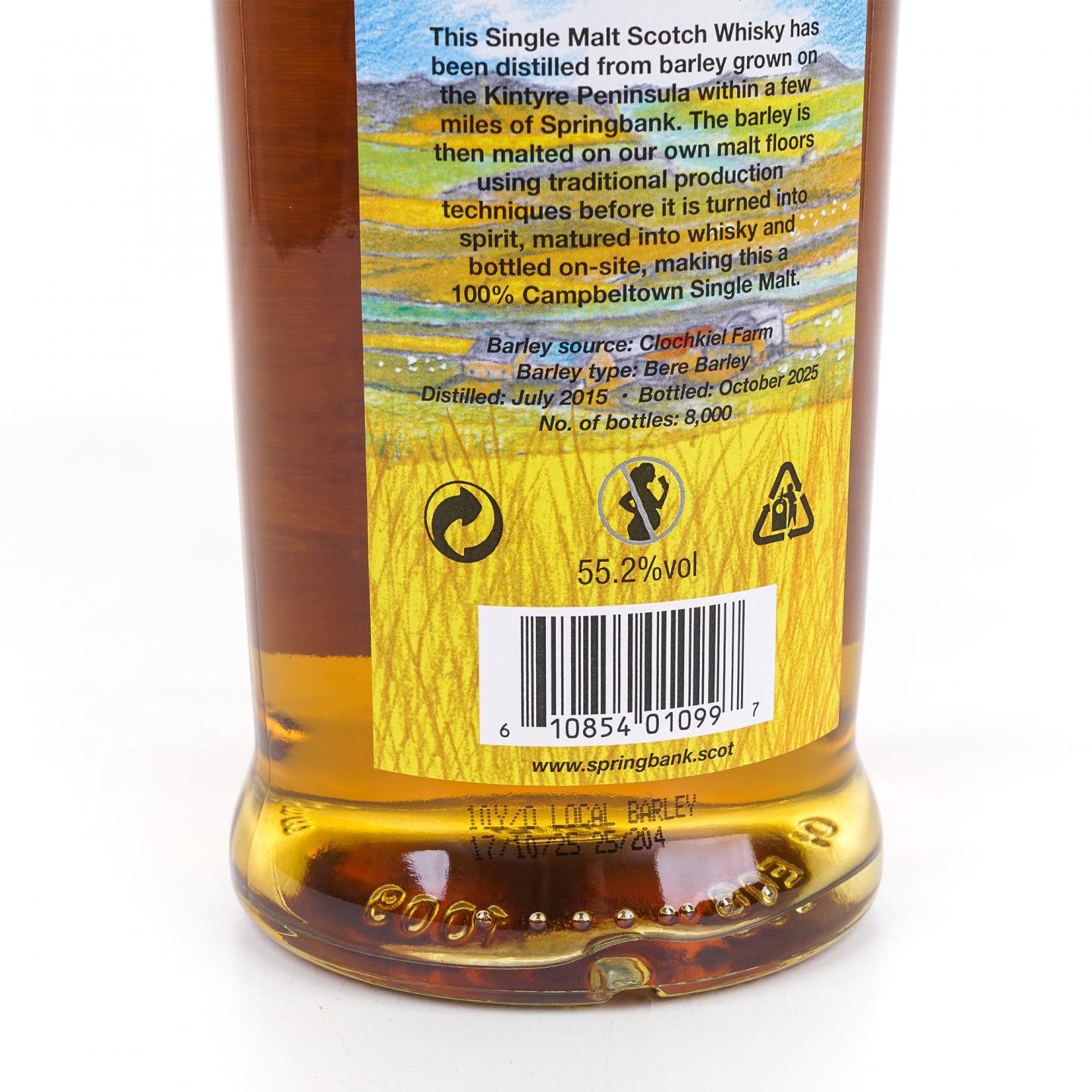 Springbank 云顶 10年 2015-2025 本地大麦