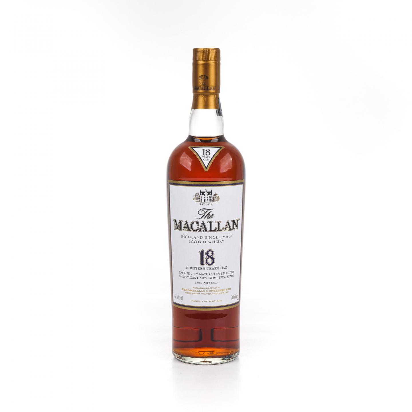 Macallan 麦卡伦 18年 2017 雪莉桶 700ml